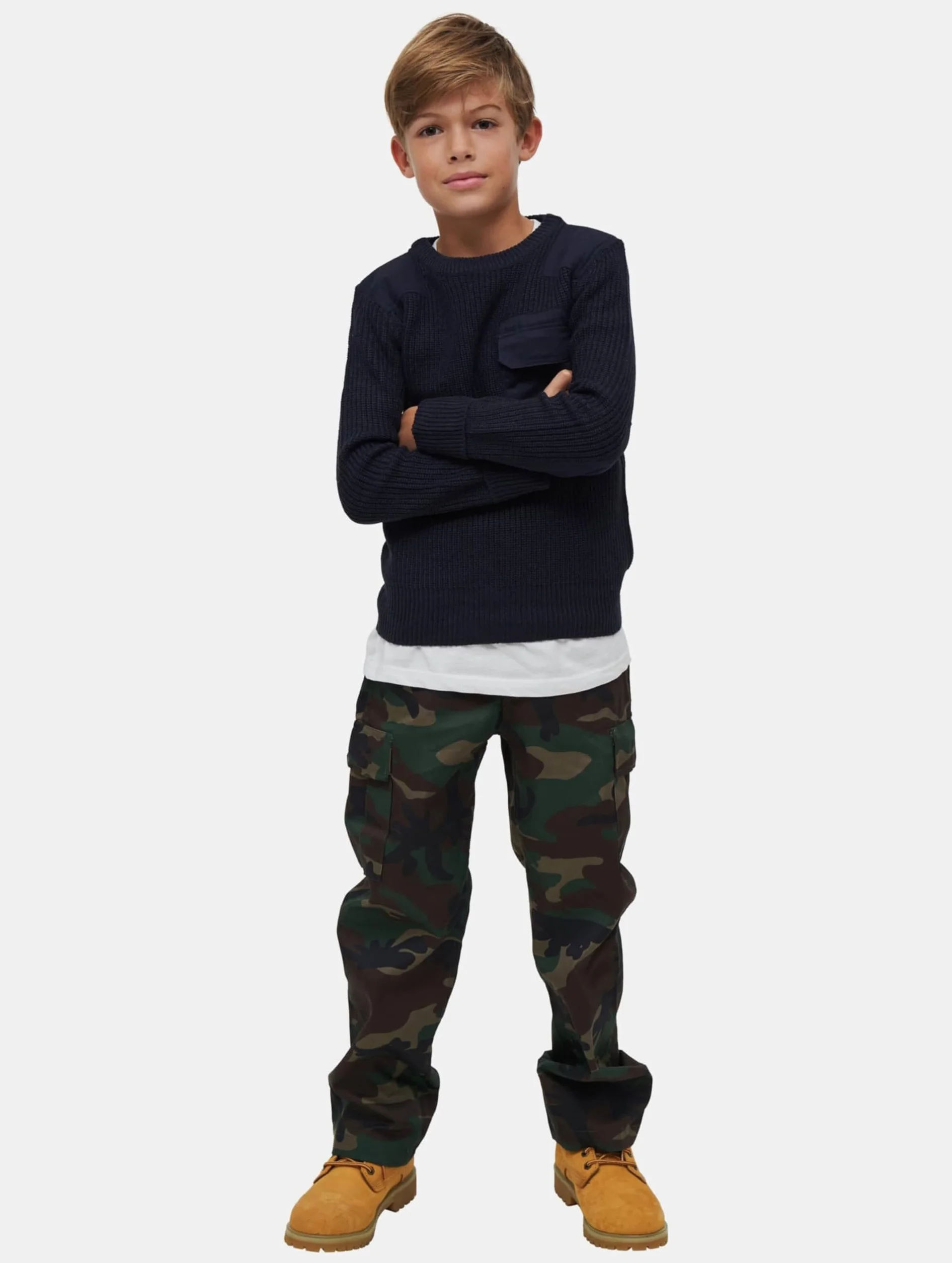 Brandit Sweter Uniseks - dzieci Kids Bw Sweter
