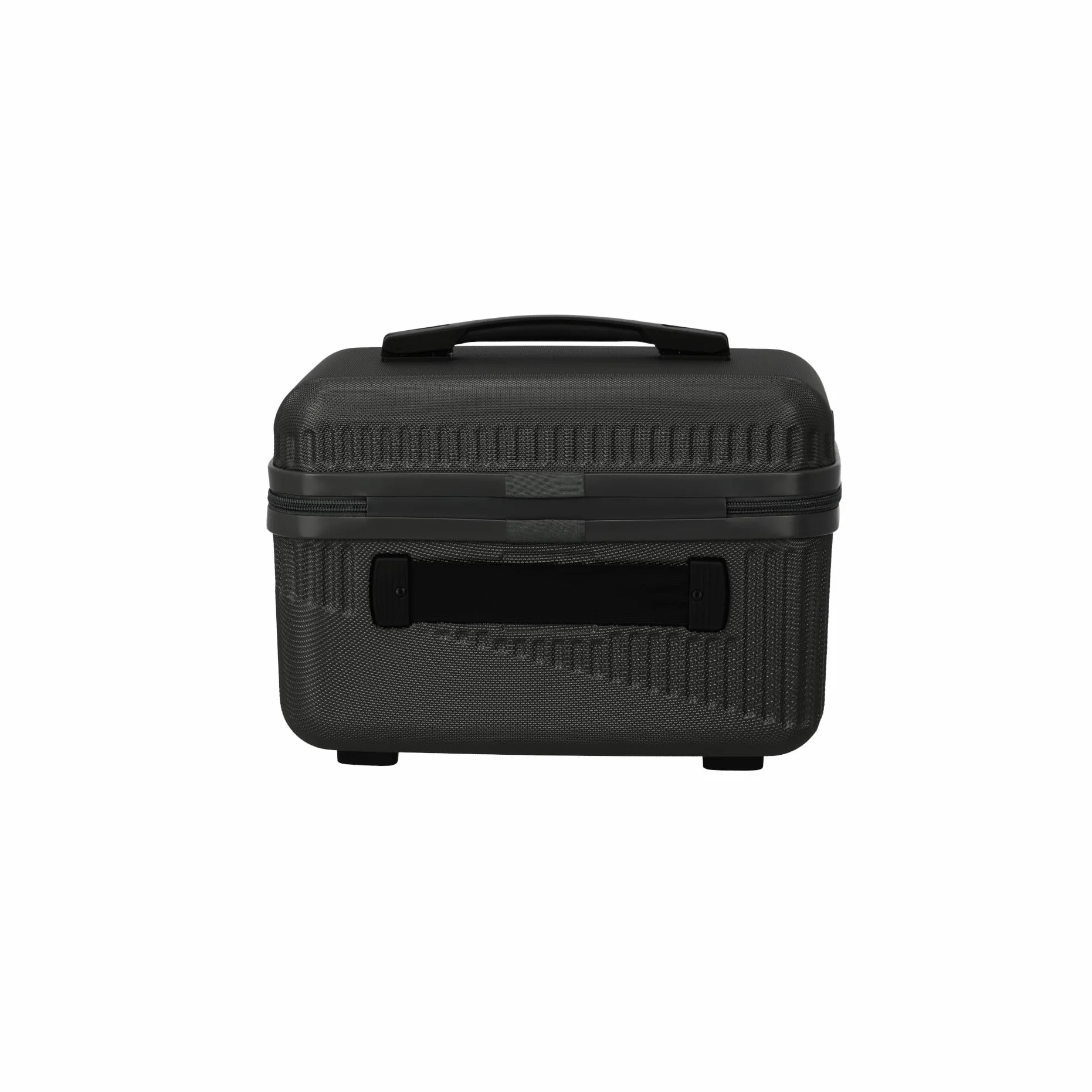 travelite bagaż podręczny 4 koła, Kolor: czarny, Beautycase 36 cm, Twarde etui kosmetyczne