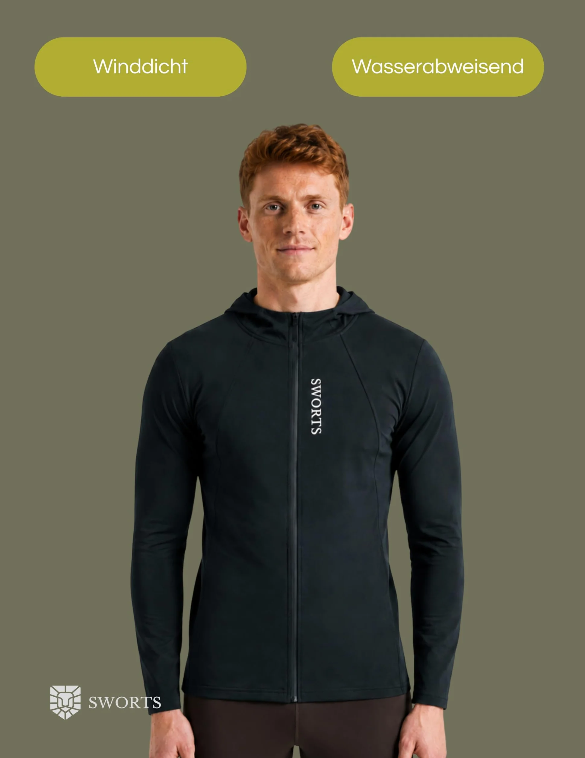 Męska kurtka do biegania Essential I wiatroszczelna kurtka sportowa o lekkiej wadze (kurtka do biegania)