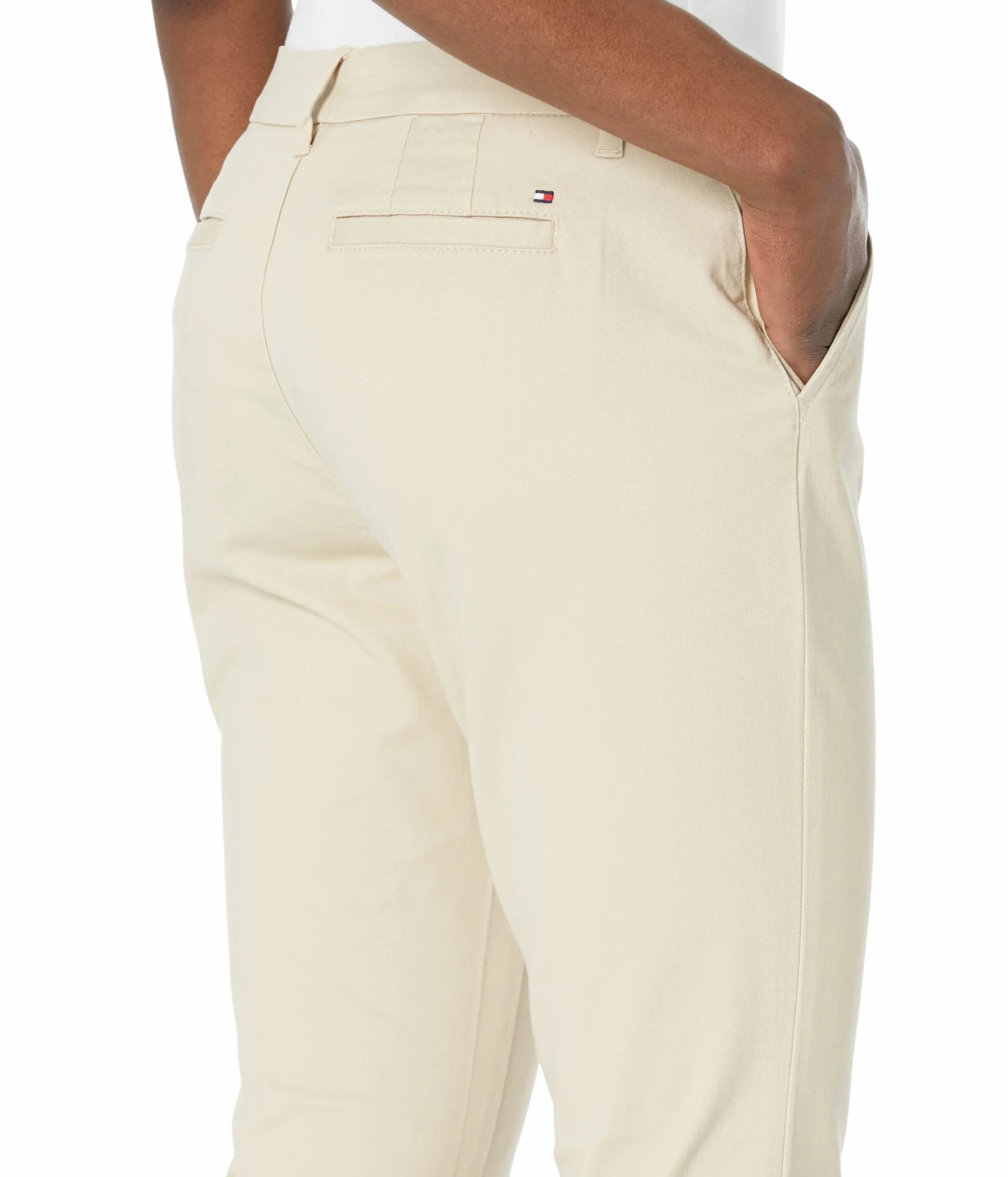 Tommy Hilfiger Spodnie Kobiety Spodnie chinosy Hampton - jednolite