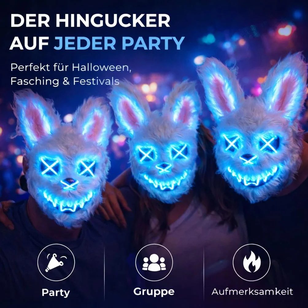 TK Gruppe Timo Klingler Maska Anonymous jako dodatek do kostiumu dla kobiet i mężczyzn, dzieci i dorosłych na Halloween, karnawał i bal maskowy