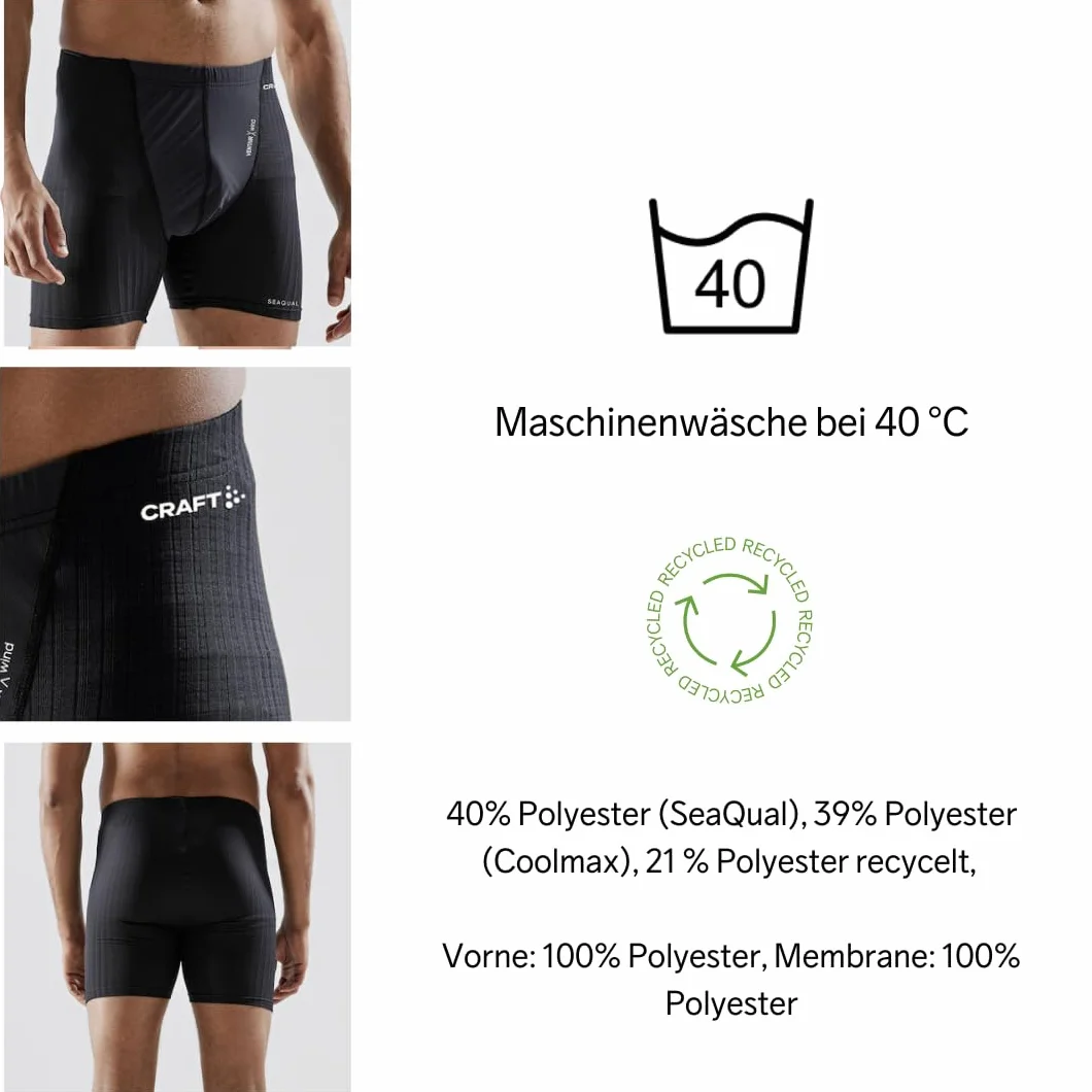 Craft Spodnie Mężczyźni Active Extreme X Wind bokserki M