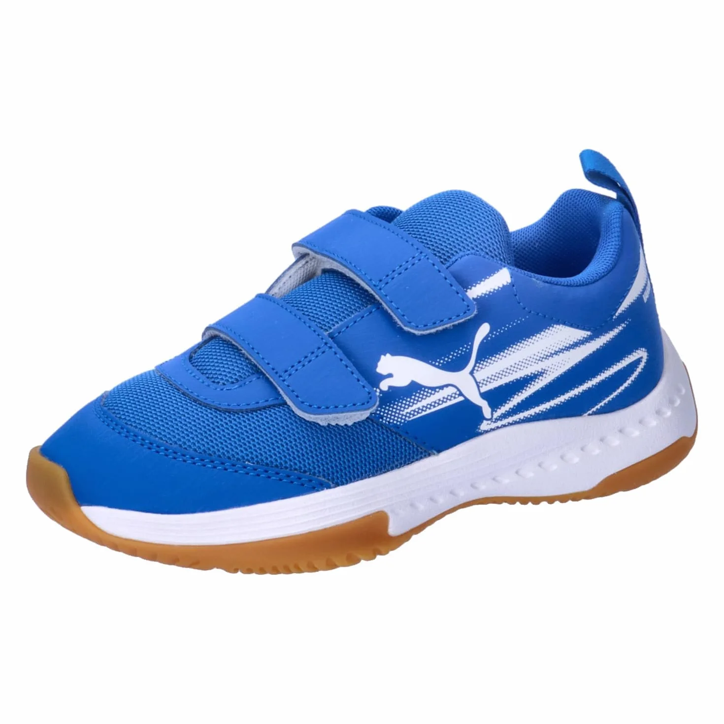 Puma Unisex Varion II V JrIndoor Court Shoes, Puma Team Royal PUMA biała guma, 35 EU