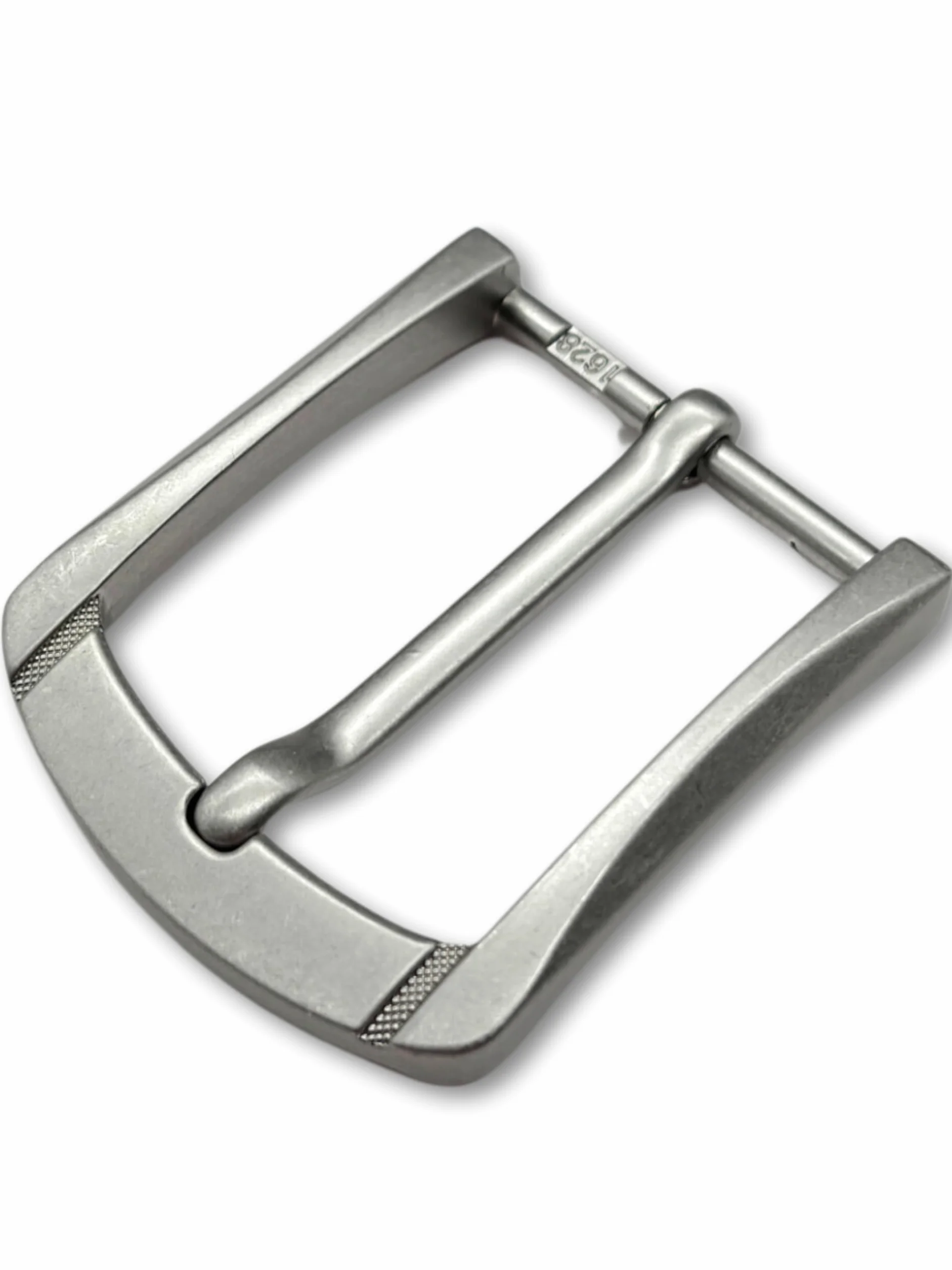 Wysokiej jakości klamra do paska męska, szerokość 40 mm, srebrna, stara – sprzączka do paska o szerokości 38-40 mm – wysokiej jakości stop metalu klamra zapasowa stare srebro GS40009-AS