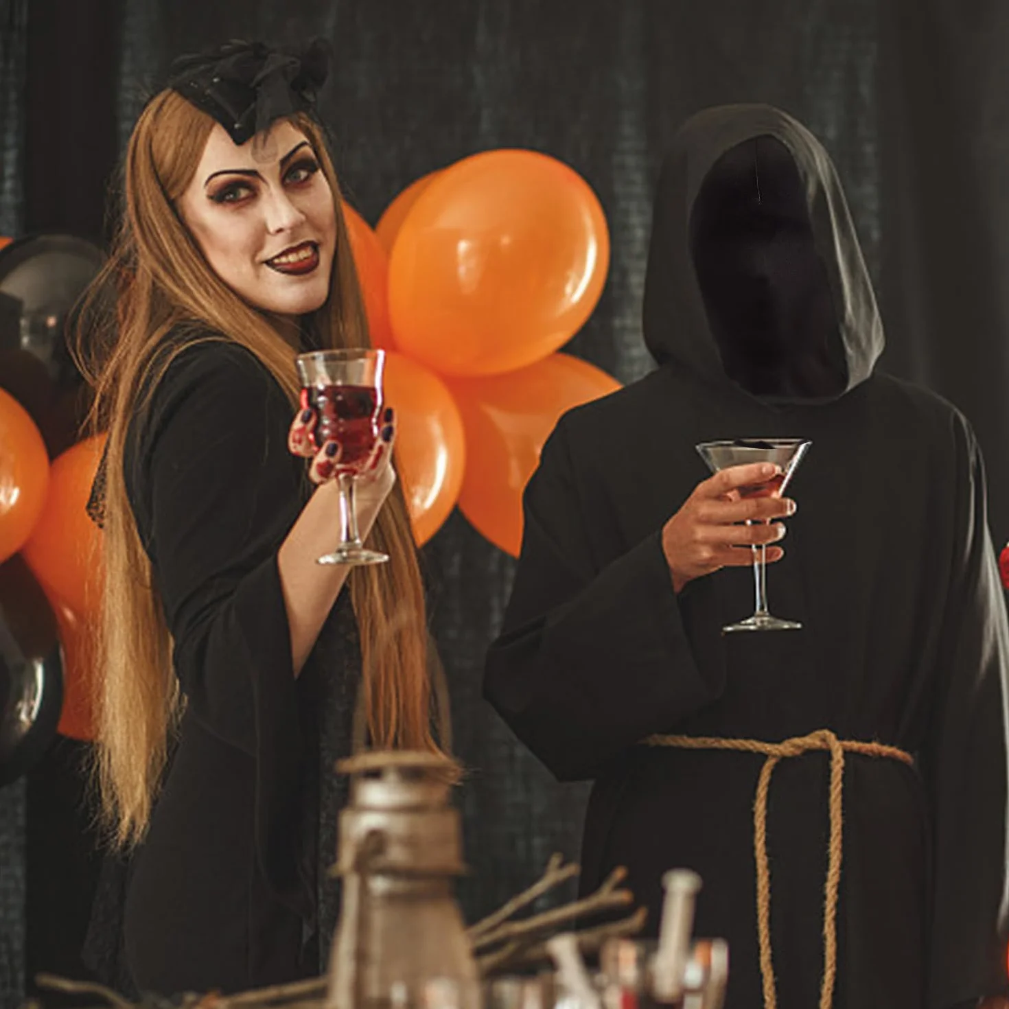 3 sztuki czarnych pełnotwarzowych maseczek na Halloween, oddychająca maska na całą głowę, maska bez twarzy, maska na twarz, dla mężczyzn i kobiet