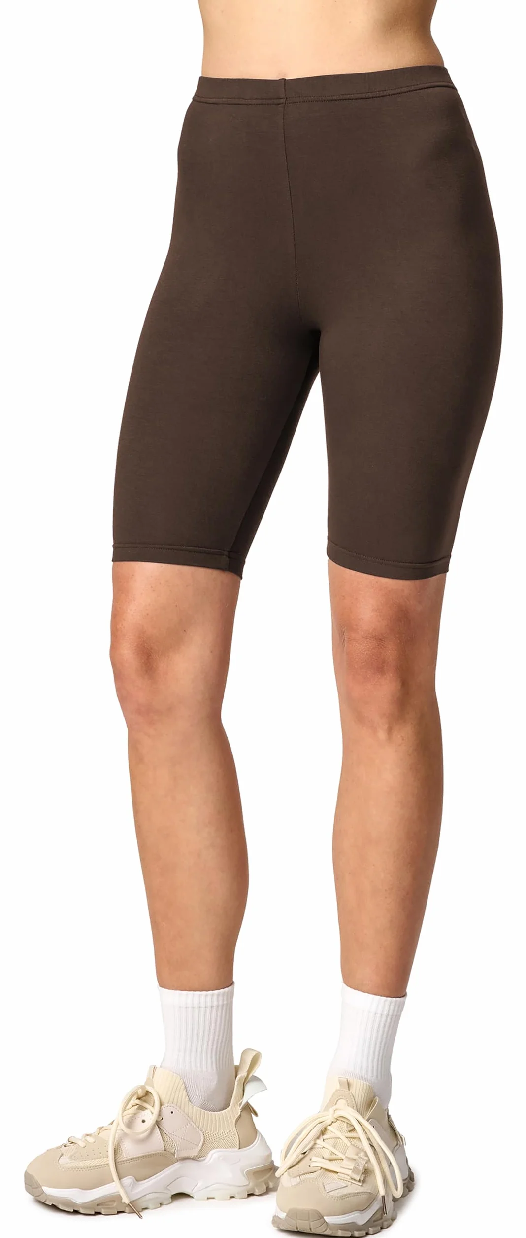 Merry Style Krótkie Legginsy Damskie z Wiskozy MS10-145