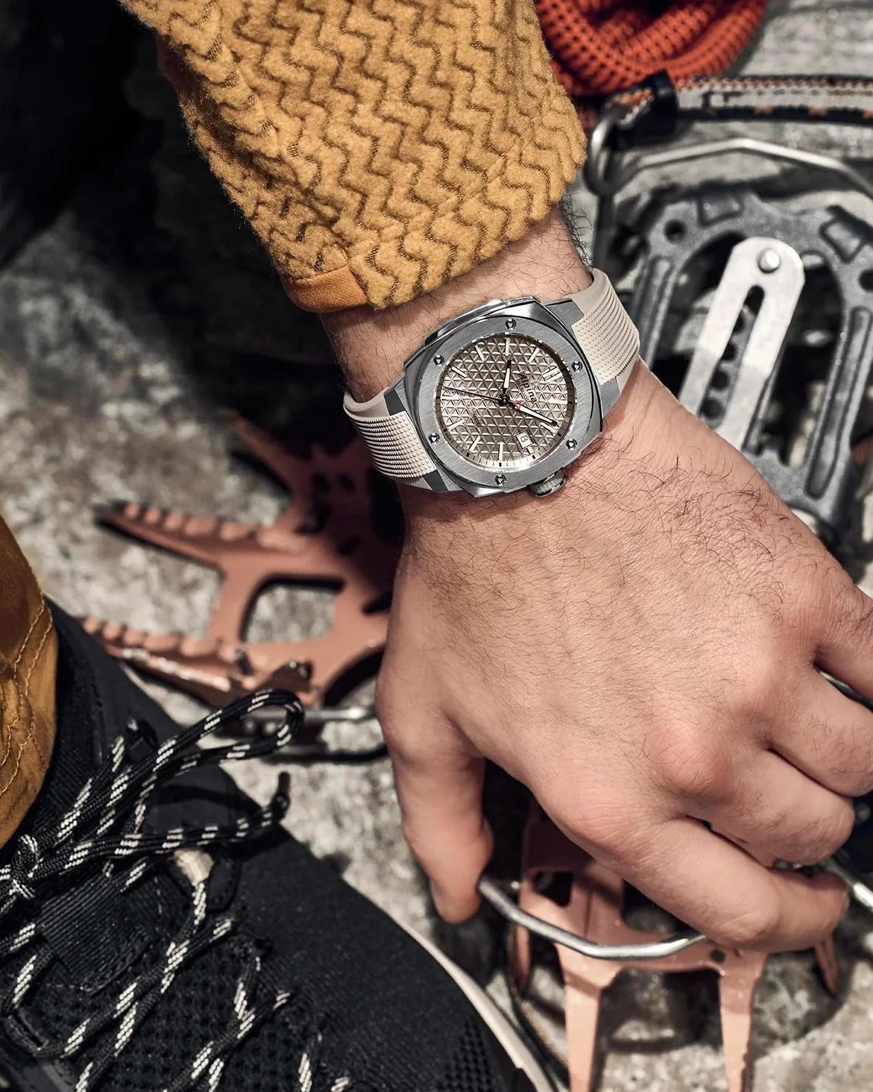 Alpina Automatic Watch AL-525BG3AE6, beżowy