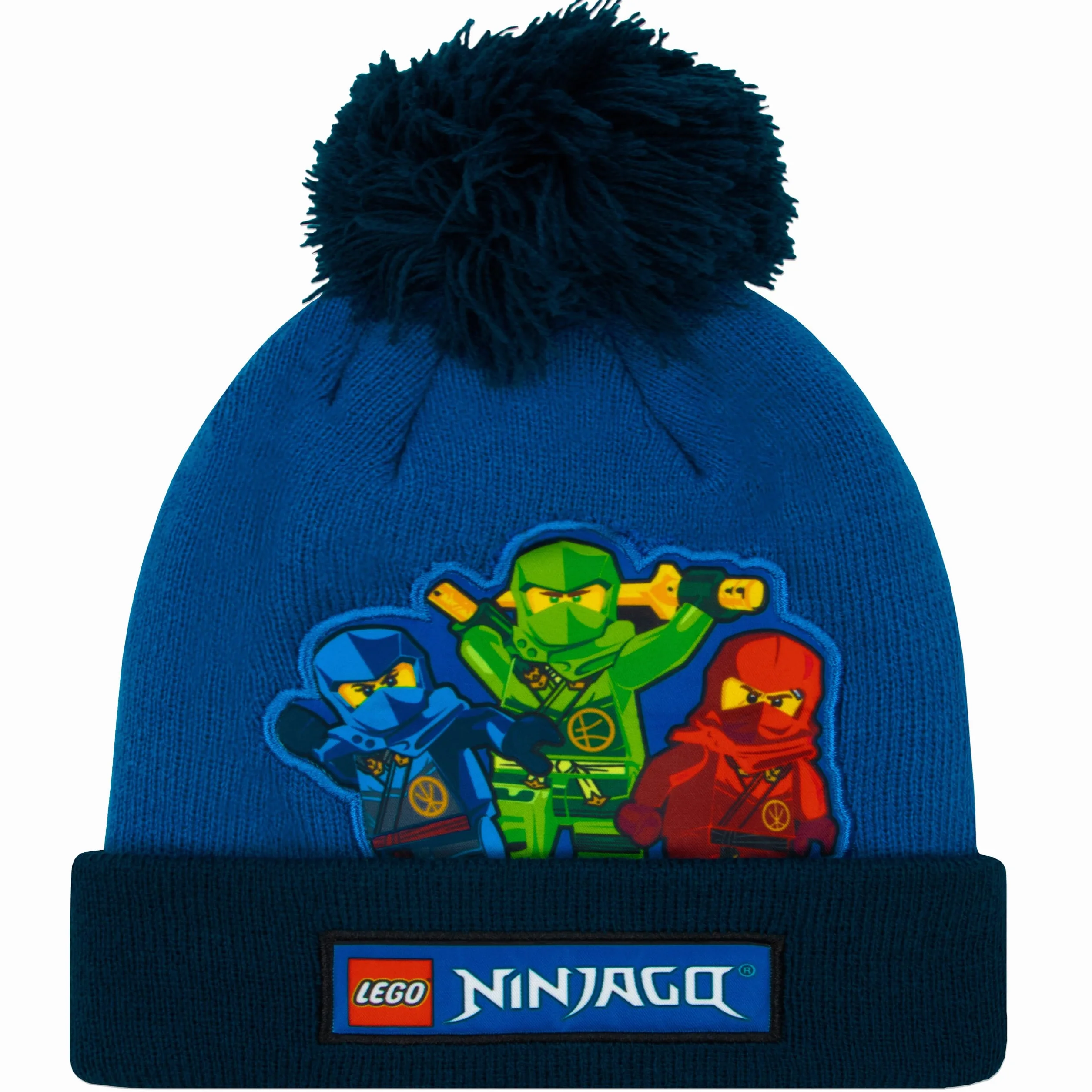 LEGO Ninjago Czapek I Rękawiczek Dla Dzieci | Czapki Zimowe | Zestaw Czapek I Rękawiczek Chłopięcych | One Size Niebieski
