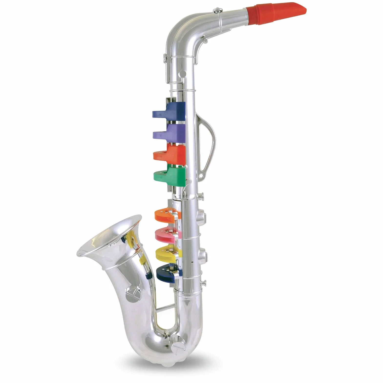 Bontempi | ChromaticGrandSax - Duży chromowany saksofon z 8 nutami, aby zbliżyć się do jazzu ze stylem