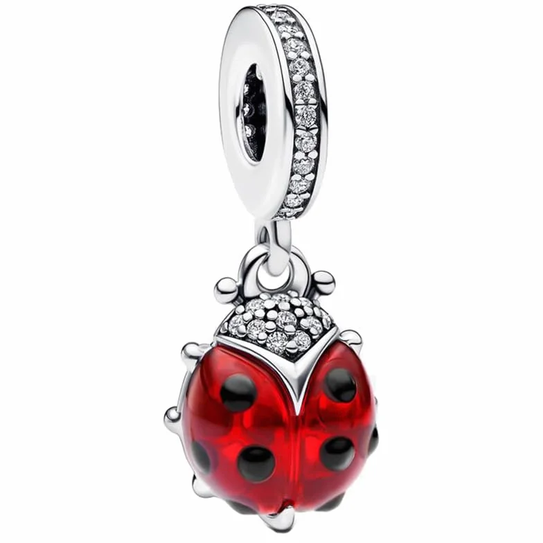 Charm Suspension Ladies 925 Sterling Silver for Bracelet Charms Beads odpowiedni do Pandora bransoletki i obręcznika, kompatybilny z europejskimi bransoletkami dla kobiet dziewczyn Z1