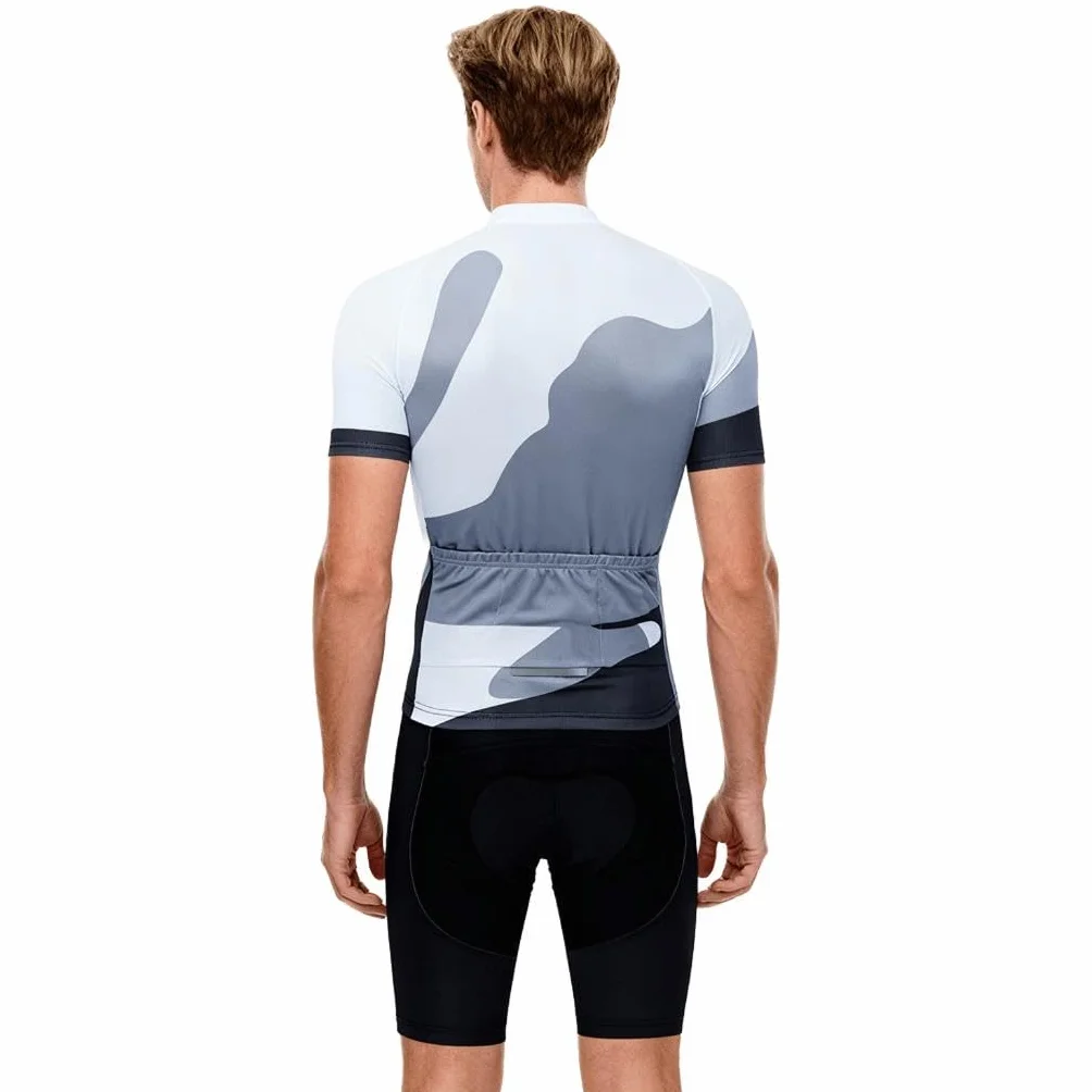 Moxilyn Cycling Jersey koszulka rowerowa z krótkim rękawem, zestaw dla mężczyzn, koszulka rowerowa z krótkim rękawem + spodnie rowerowe z żelem 9D, oryginalna kurtka rowerowa Gaze i spodenki rowerowe