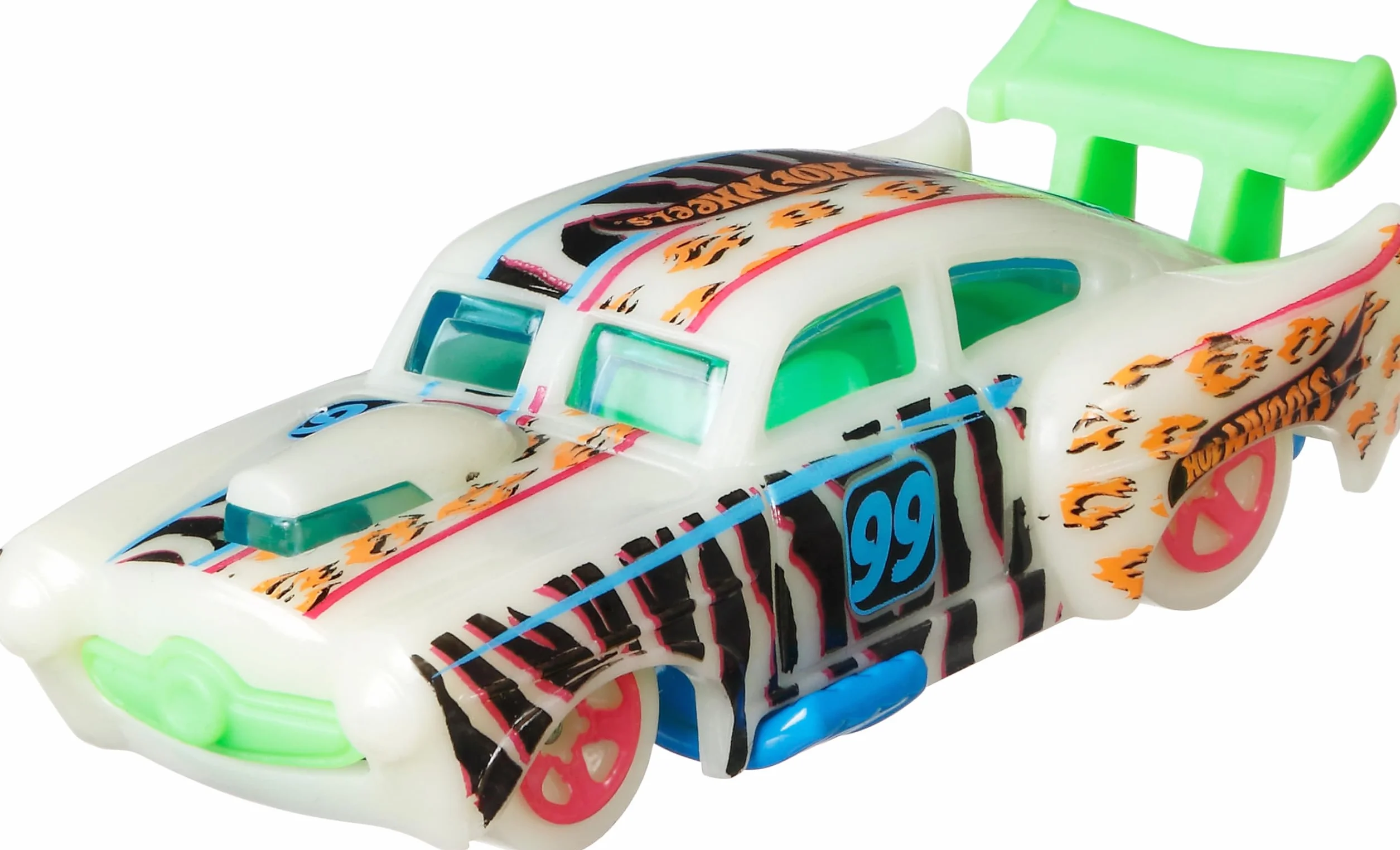 Hot Wheels Monster Trucks - Wielopak Z Efektem Świecenia W Ciemności, 10 pojazdów W Skali 1:64, 5 Monster Trucków i 5 pojazdów Hot Wheels dla Kolekcjonerów i Dzieci, Hcb57