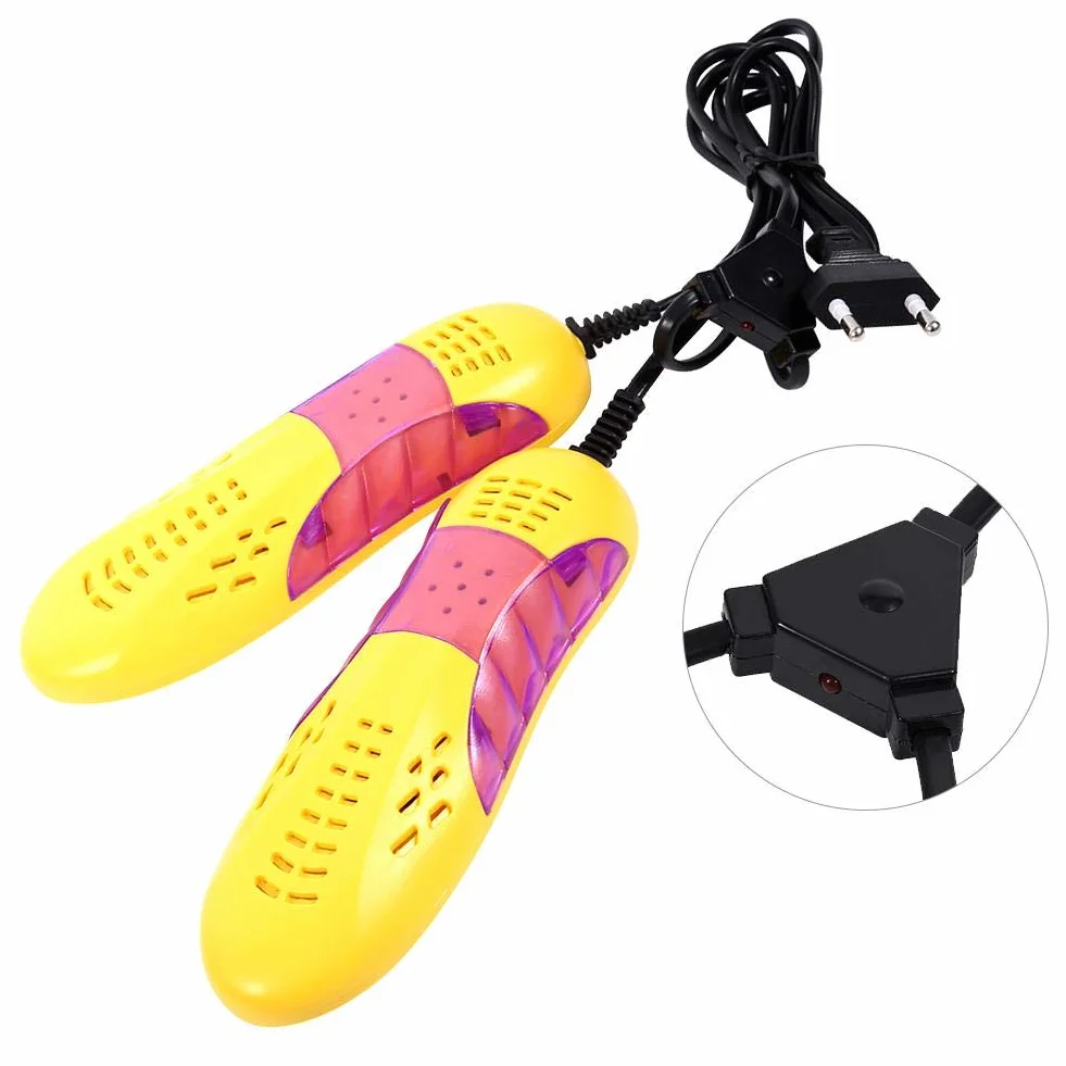 Fydun Portable Dry Shoe & Boot Dryer & Warmer Voilet Light Heater Podgrzewacz do butów Suszarka do butów Odświeżacz powietrza Osuszacz Plastikowa obudowa Wtyczka EU