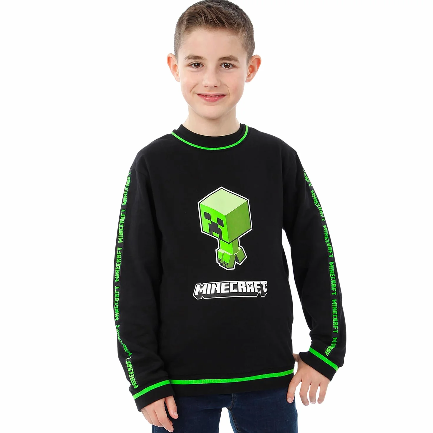 Minecraft Chłopcy Bluzy Creeper