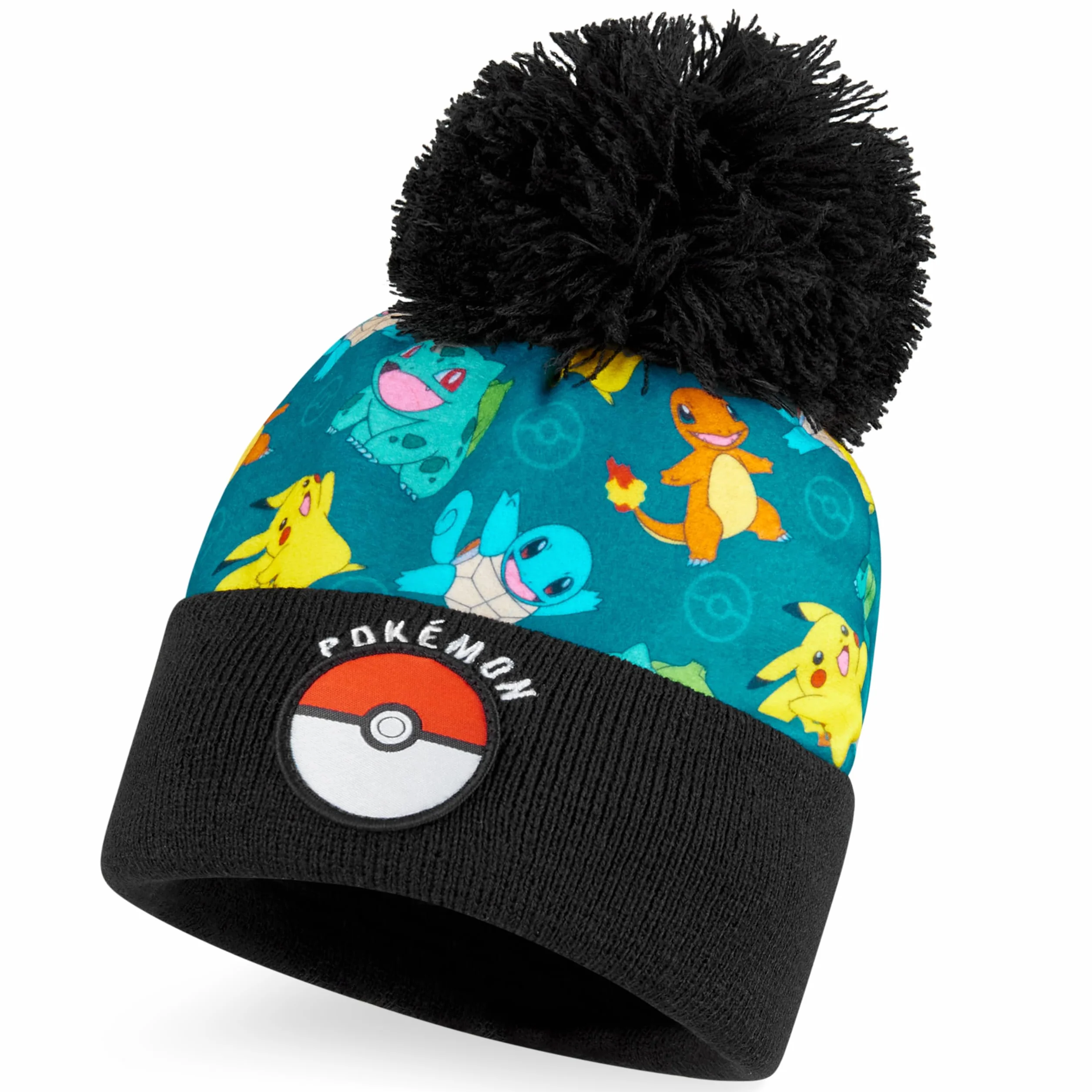 Pokémon Pokemon Aop Beanie i zestaw rękawiczek Jeden Rozmiar Wielobarwność