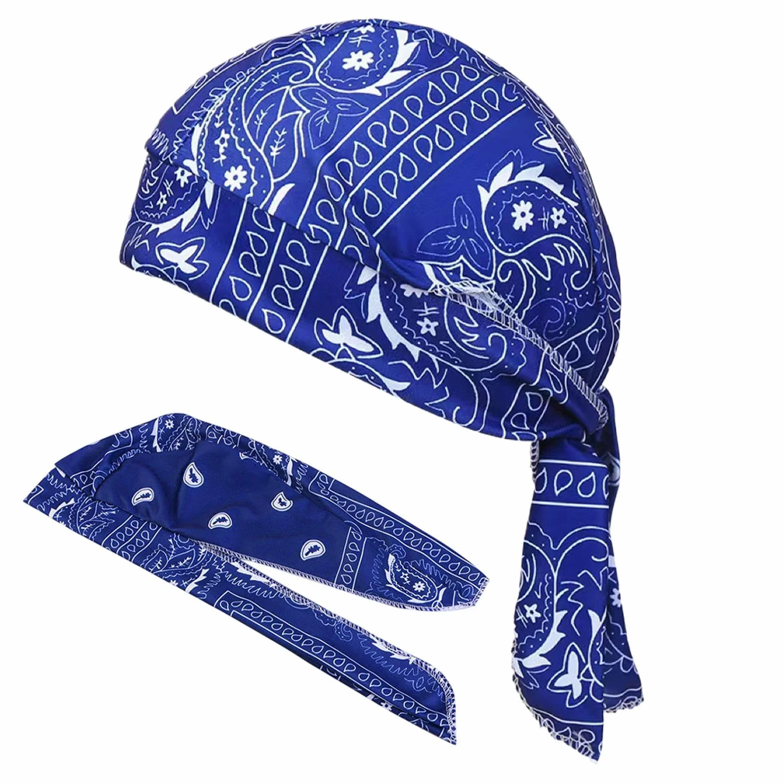 Czapka piracka dla kobiet, oddychaj?ca czapka kapitana pirata, 50-60 cm, odporna promieniowanie UV, elastyczna czapka z tkaniny, stylowa w?drówki, jazda rowerze, owijanie w?osów, akcesoria do