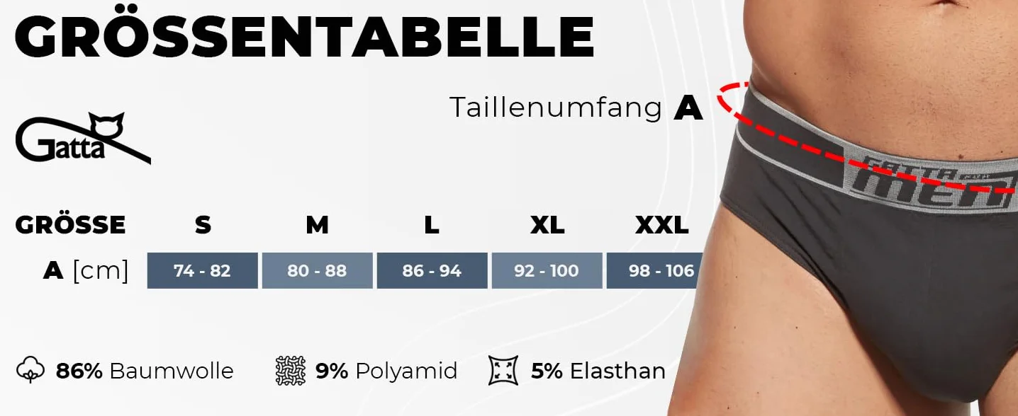 GATTA męskie majtki COTTON SLIP, slipy, slipki bawełniane z dodatkiem elastanu i poliamidu, szeroki ściągacz, wygodne, elastyczne, miękkie, miłe