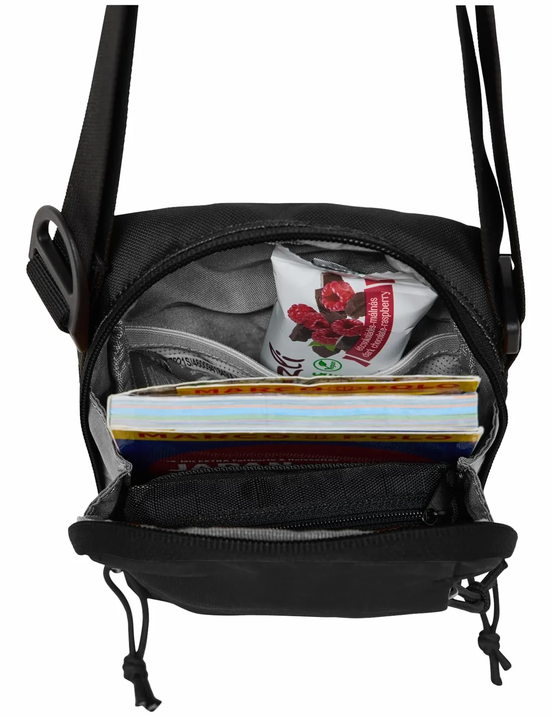 Jack Wolfskin Konya Bag męska torba na ramię, czarna, czarny