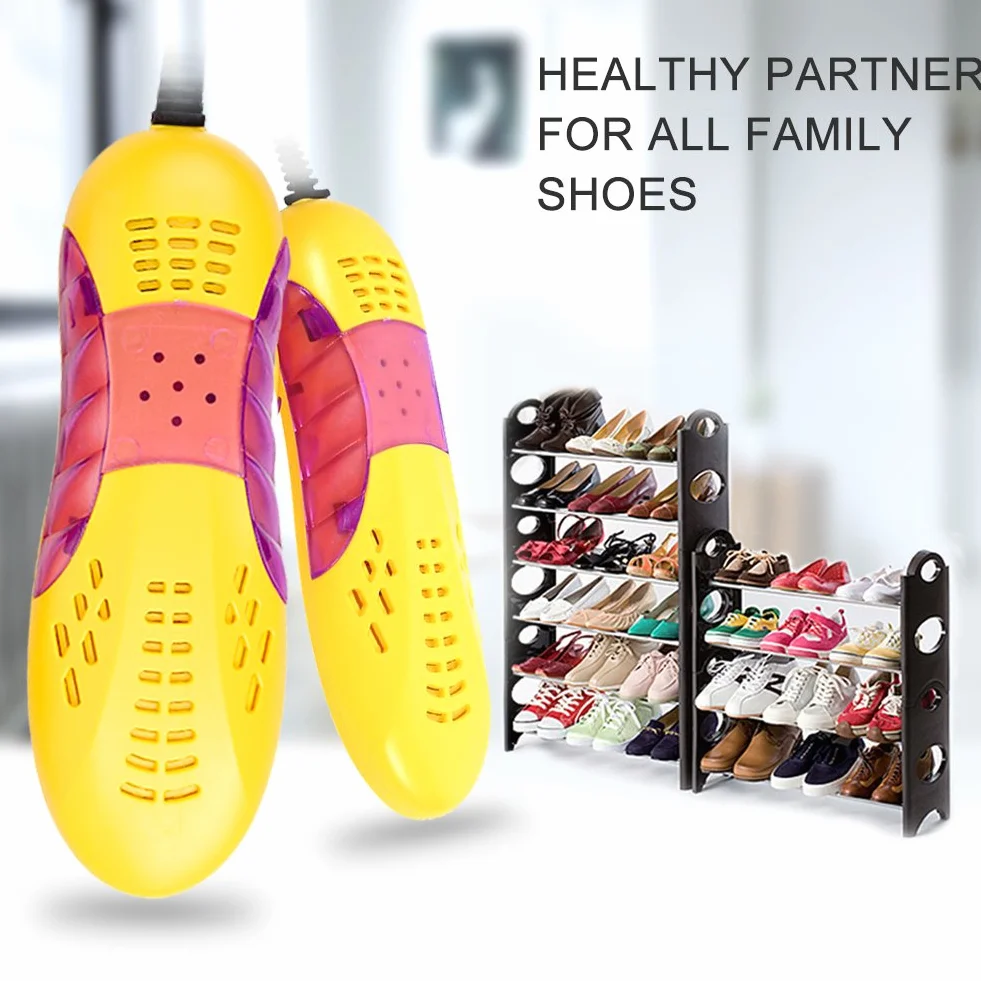 Fydun Portable Dry Shoe & Boot Dryer & Warmer Voilet Light Heater Podgrzewacz do butów Suszarka do butów Odświeżacz powietrza Osuszacz Plastikowa obudowa Wtyczka EU
