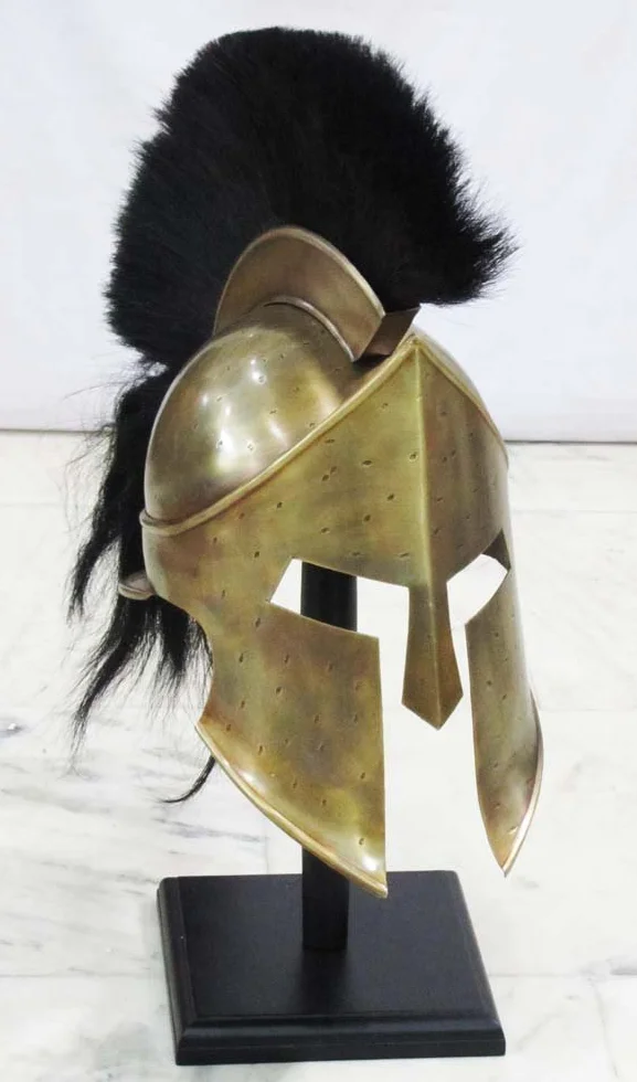 THORINSTRUMENTS Roman 300 Spartan Helmet King Leonidas film replika hełmu Larp grecki hełm