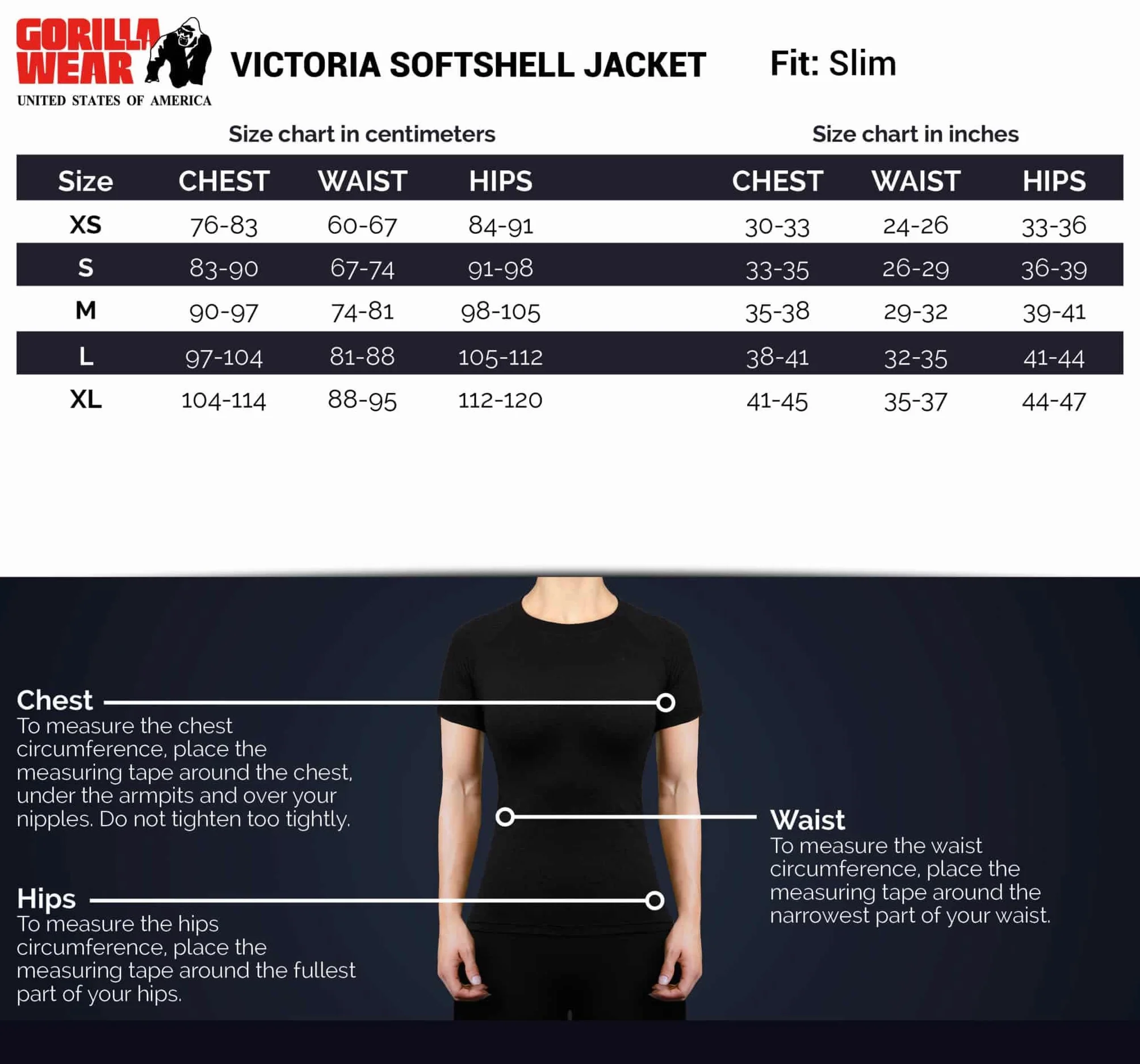 Gorilla Wear kurtka softshell Kobiety Victoria