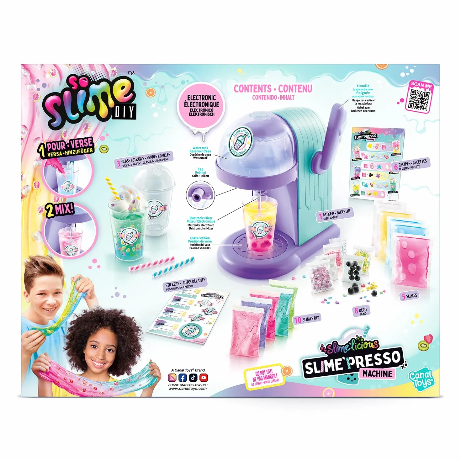 Canal Toys - So Slime - Slimelicious - Slime'presso Machine - SSC 254, Fioletowy