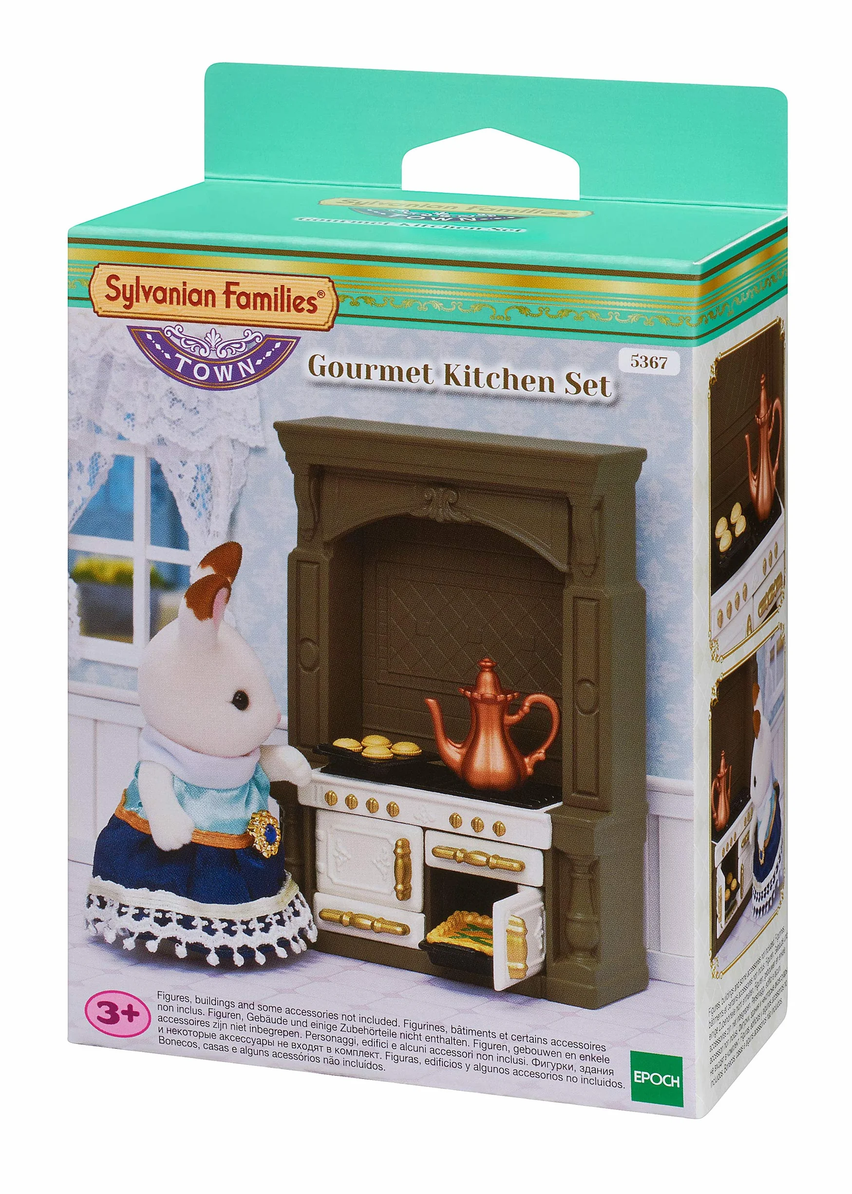 Sylvanian Families - 5367 - Gourmet zestaw kuchenny nowy, wielokolorowy