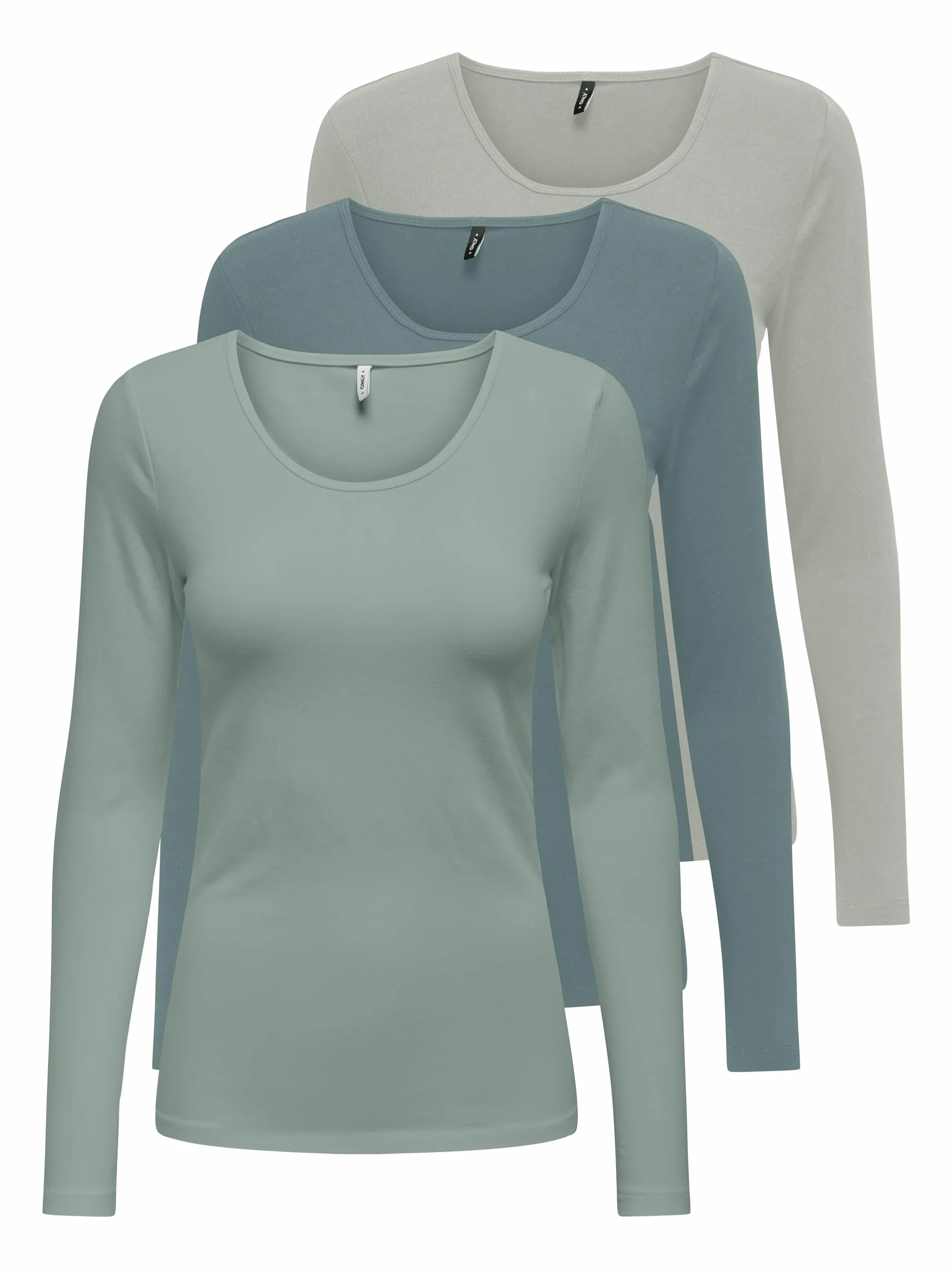 ONLY Koszulka Kobiety Onllive Love Life L/S Oneck Top Noos Jrs