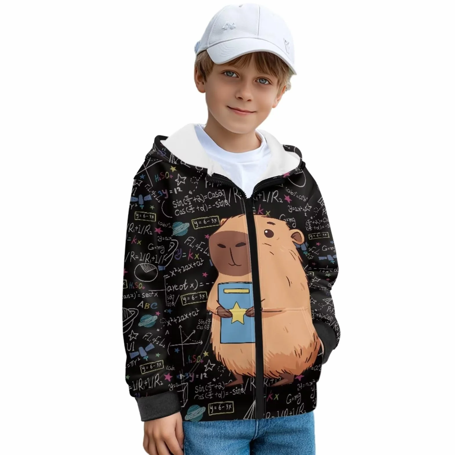 chaqlin Dziewczęce bluzy z kapturem z długim rękawem sweter dziecięcy chłopiec bluza z kapturem sweter dla S-XL