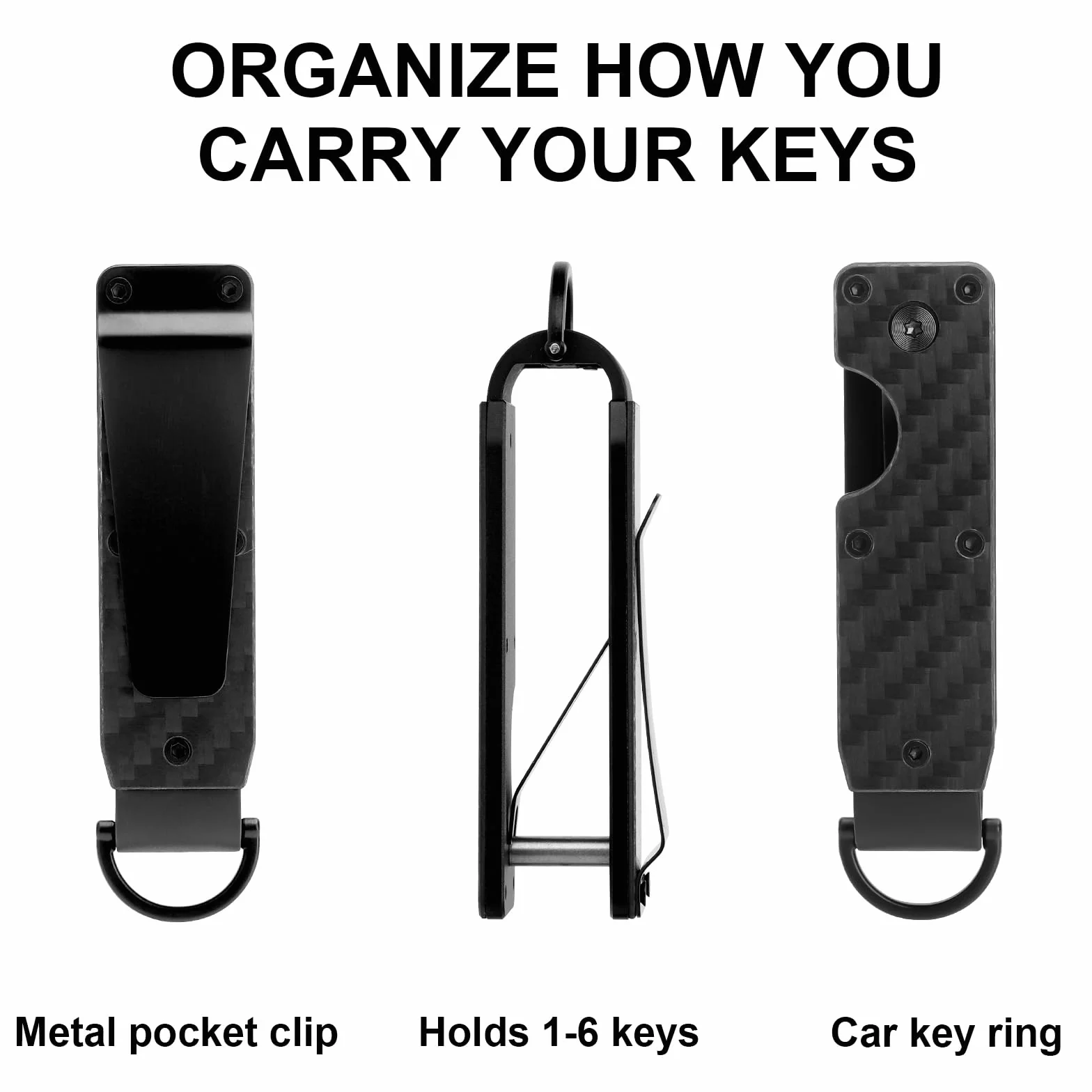 organizer na klucze z metalu, skrzynka na klucze, kompaktowy organizer na klucze Kompaktowy metalowy organizer na maksymalnie 6 kluczy z pierścieniem D