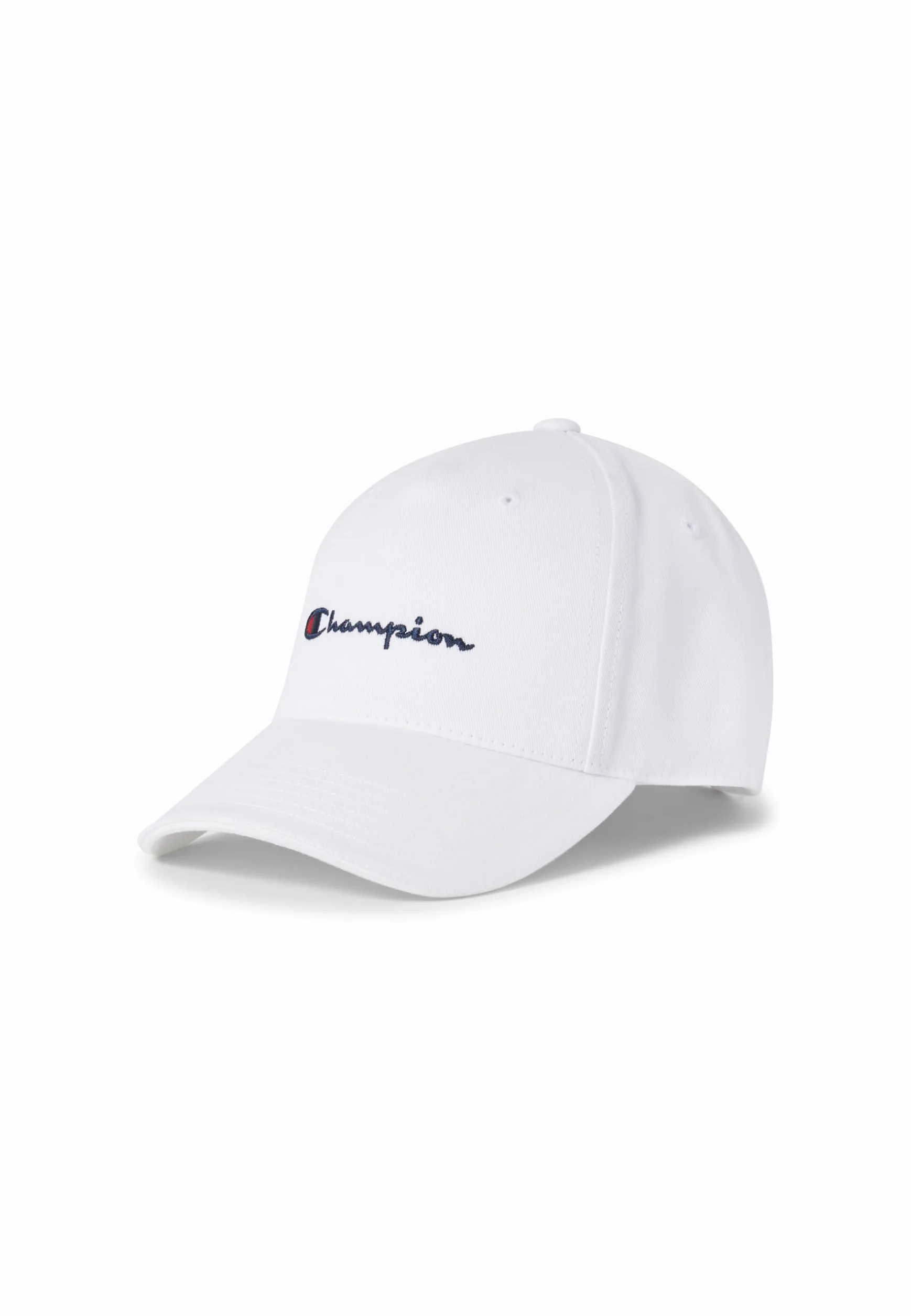Champion Icons Accessories Junior Caps - 802421 Woven Cotton Twill Small Script Logo Czapka Baseball, Biały, Jeden rozmiar Unisex - Dzieci SS24, Biały, rozmiar uniwersalny