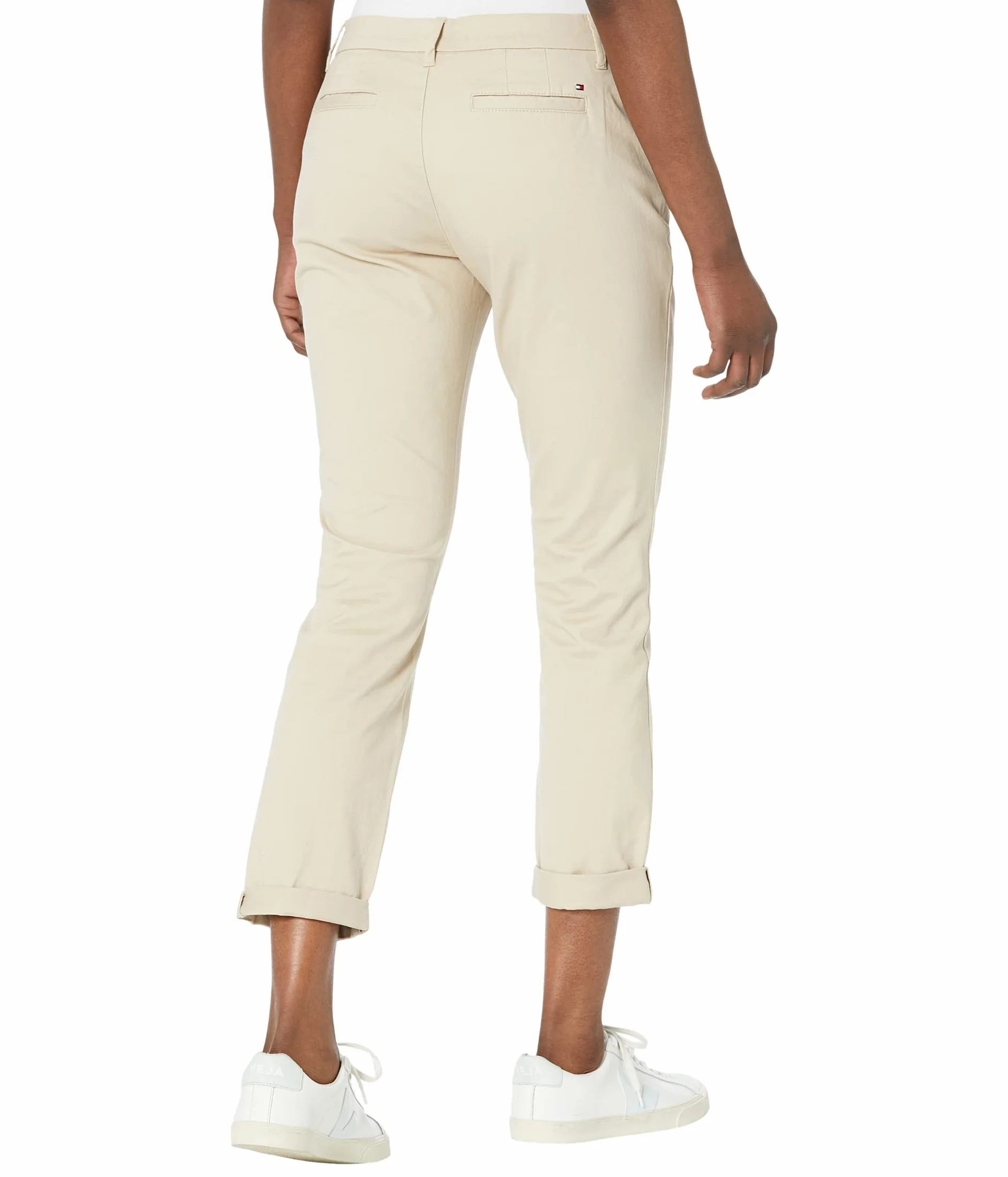 Tommy Hilfiger Spodnie Kobiety Spodnie chinosy Hampton - jednolite