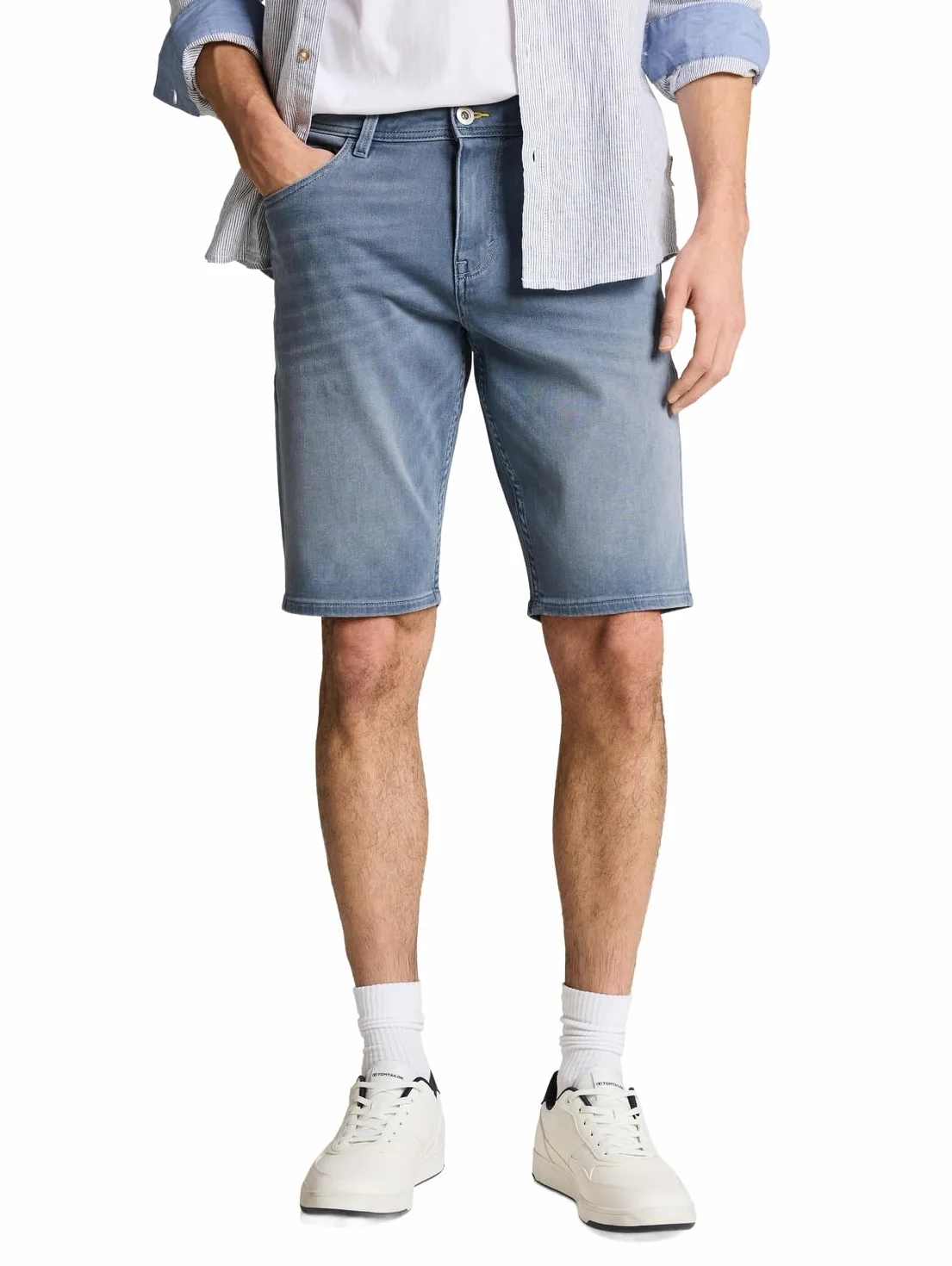 TOM TAILOR 1050032 - Szorty jeansowe bermudy Mężczyźni