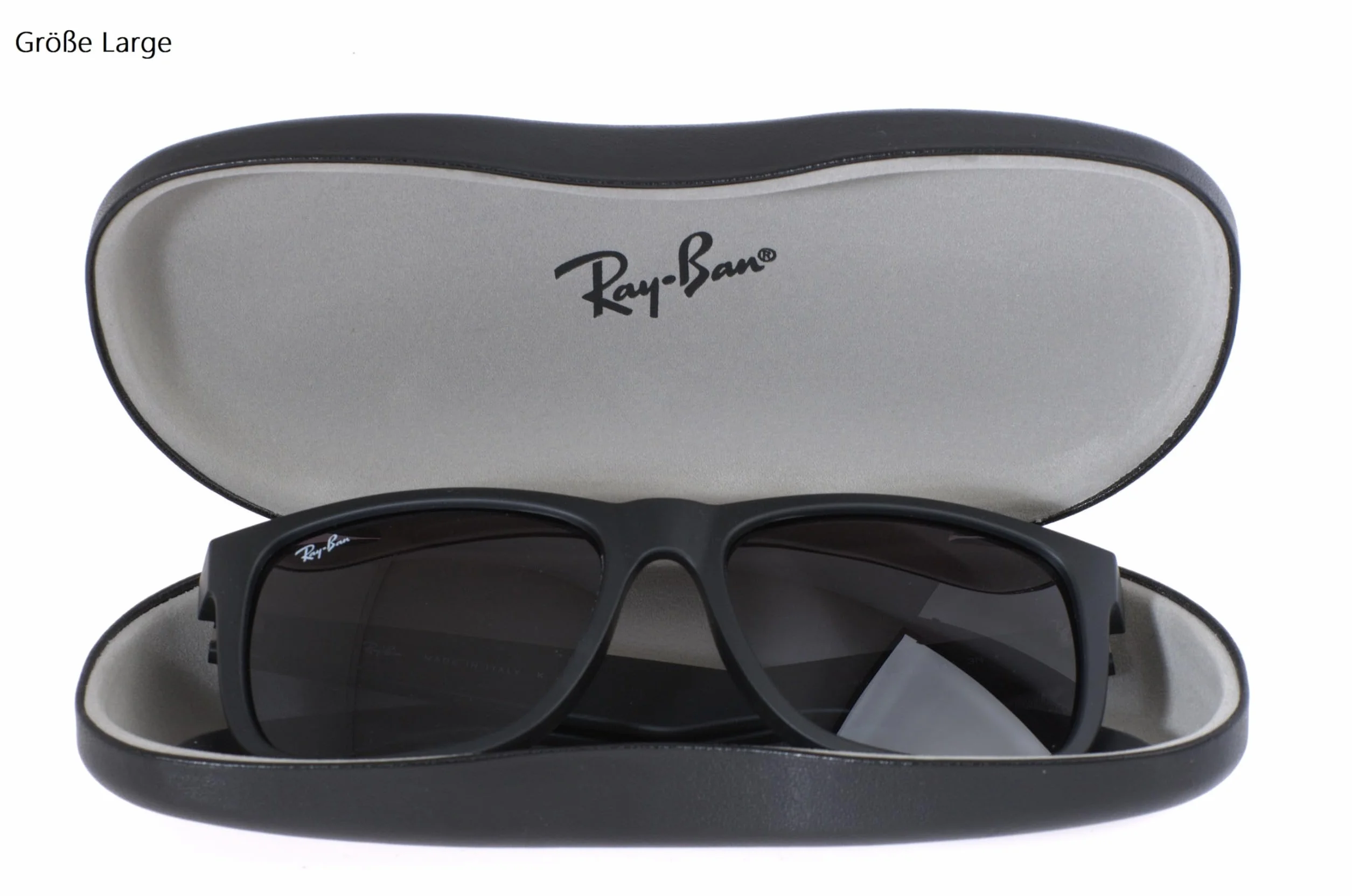 Ray-Ban Twardy futerał na okulary z ściereczką | 2 rozmiary