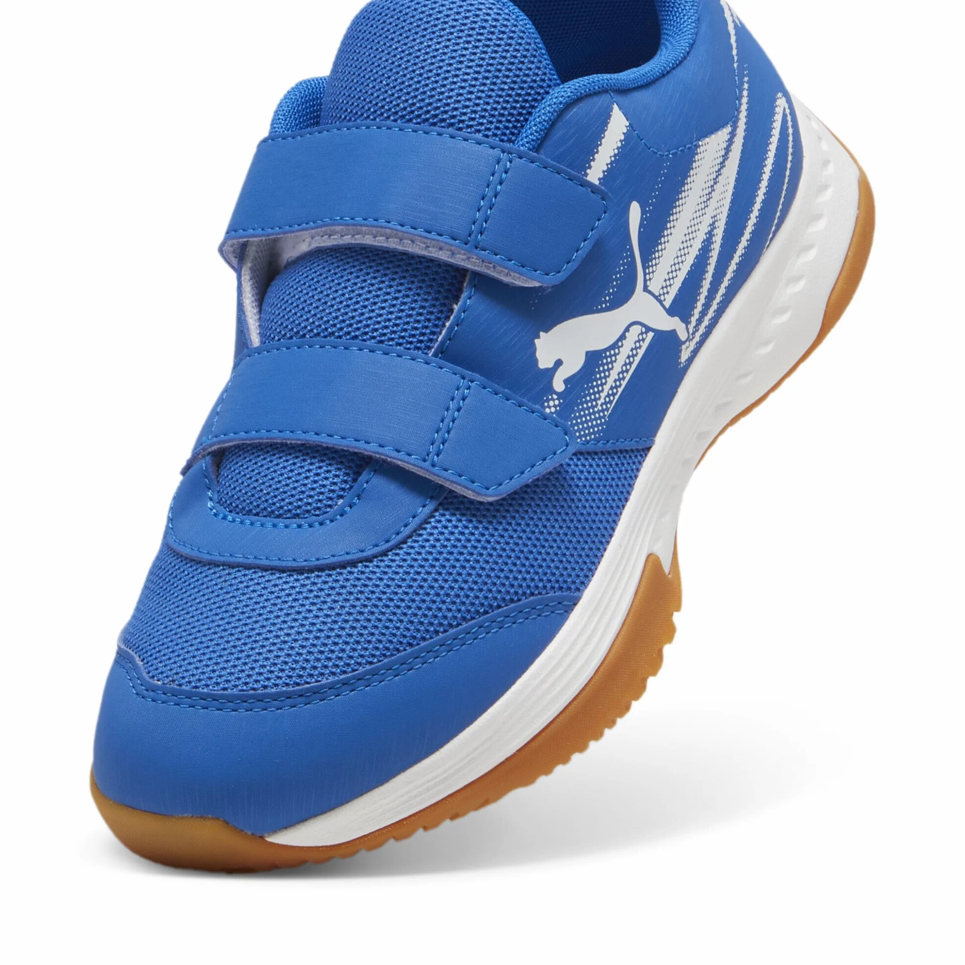 Puma Unisex Varion II V JrIndoor Court Shoes, Puma Team Royal PUMA biała guma, 35 EU