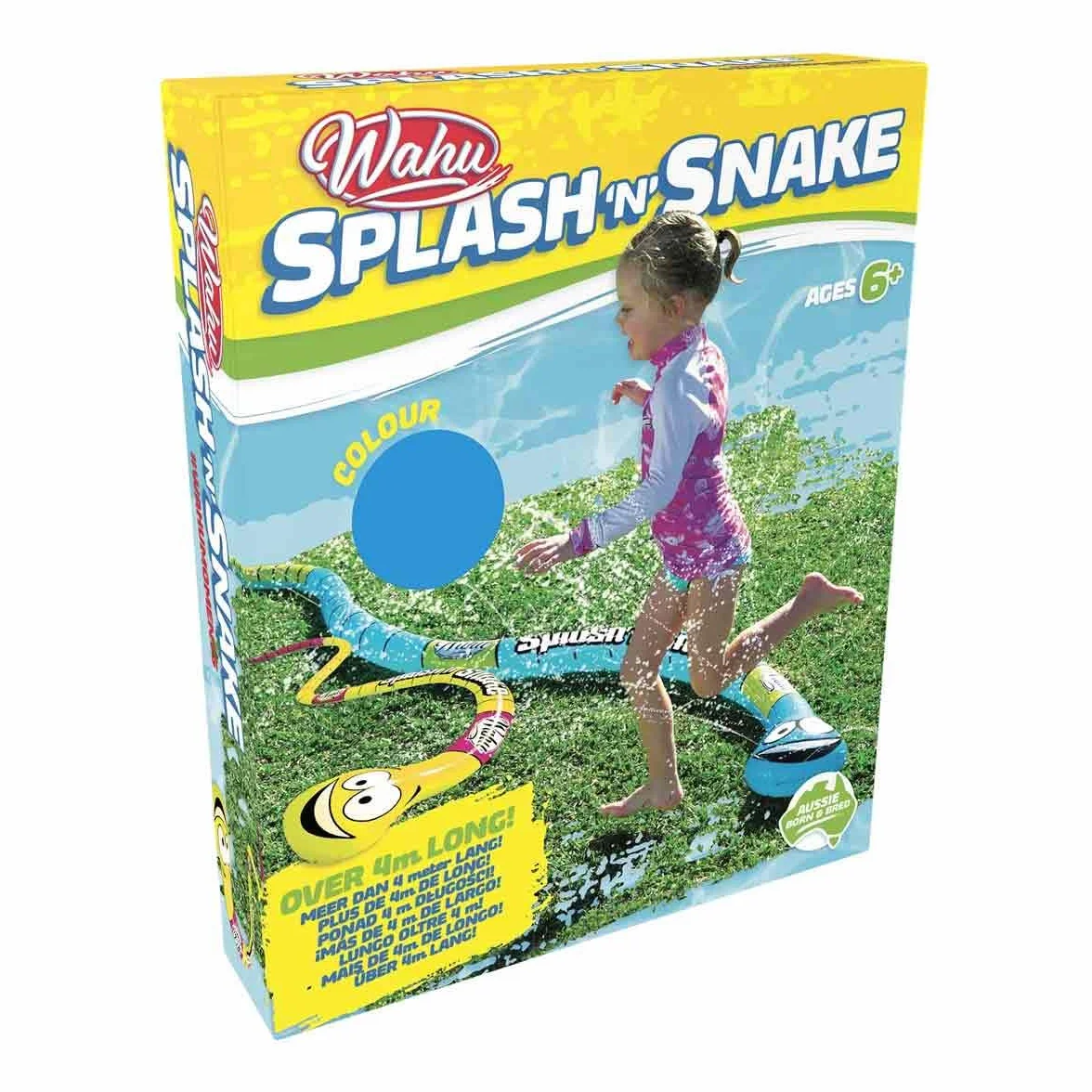 Wahu Backyard Splash & Snake, gra wodna dla dzieci od 6 lat, strzykawka wodna do ogrodu