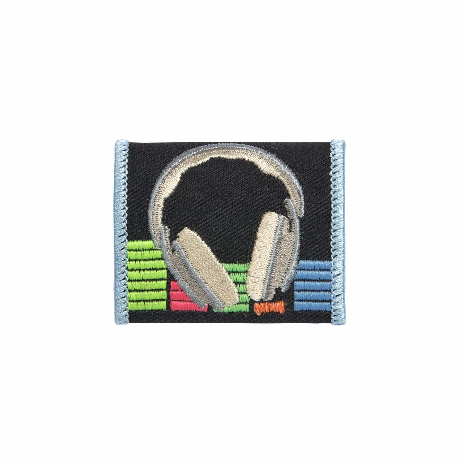 LÄSSIG Zestaw zawieszek i naszywek (2 szt.) z zatrzaskiem/Bold Match School Patches Set Music, Muzyka, M, naszywki
