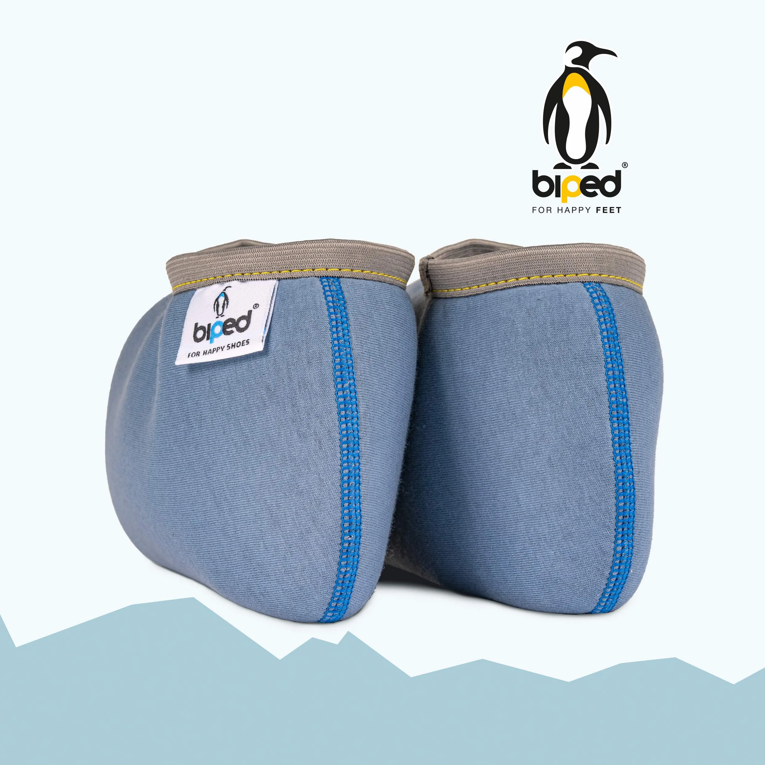 biped ocieplacze do butów PINGUIN – wkłady ocieplające do kaloszy, do stosowania w pracy i w wolnym czasie – stopki zastępujące obuwie domowe – made in Germany – z2743