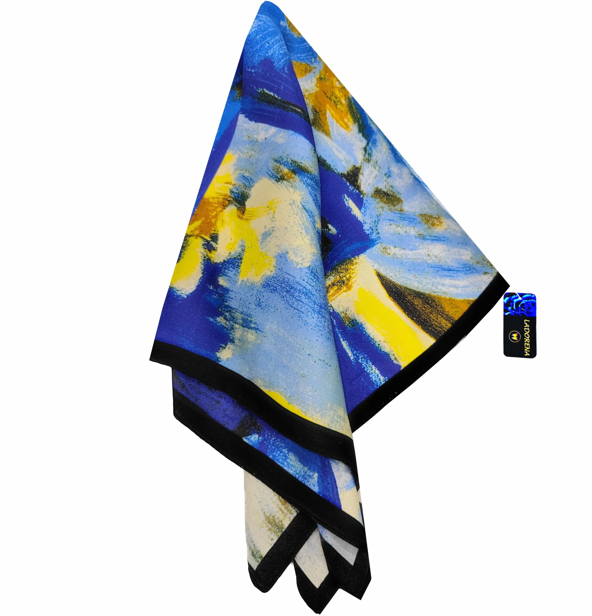 APASZKA STYLÓWKA 100% JEDWAB NATURALNY MORWOWY JEDWABNA CHUSTA MARKA JAKOŚĆ Q 53x53 cm LDS5503