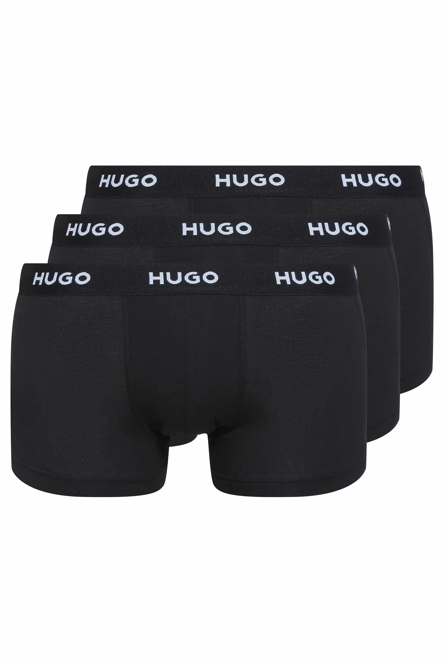 HUGO Bokserki męskie, Nowy - czarny 1, XL