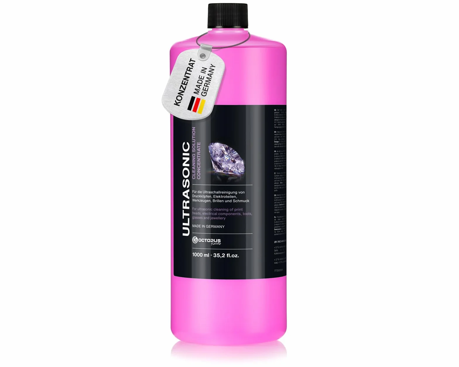 1000 ml ultradźwiękowy specjalny koncentrat czyszczący "Ametyst" różowy