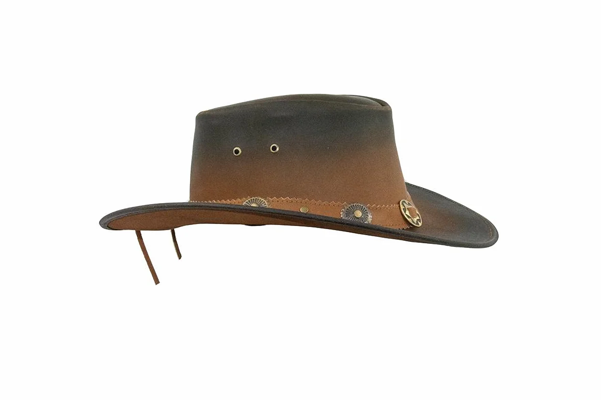 Black Jungle kapelusz skórzany kowbojski, brązowy Reedley Brown, rozmiar S–XL