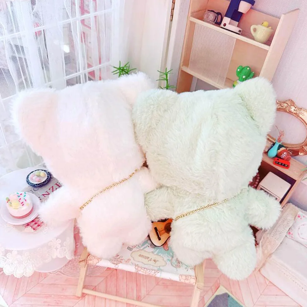 niannyyhouse 20 cm Pluszowa lalka Ubrania Kot Romper 8-calowe akcesoria dla lalek (beżowe)