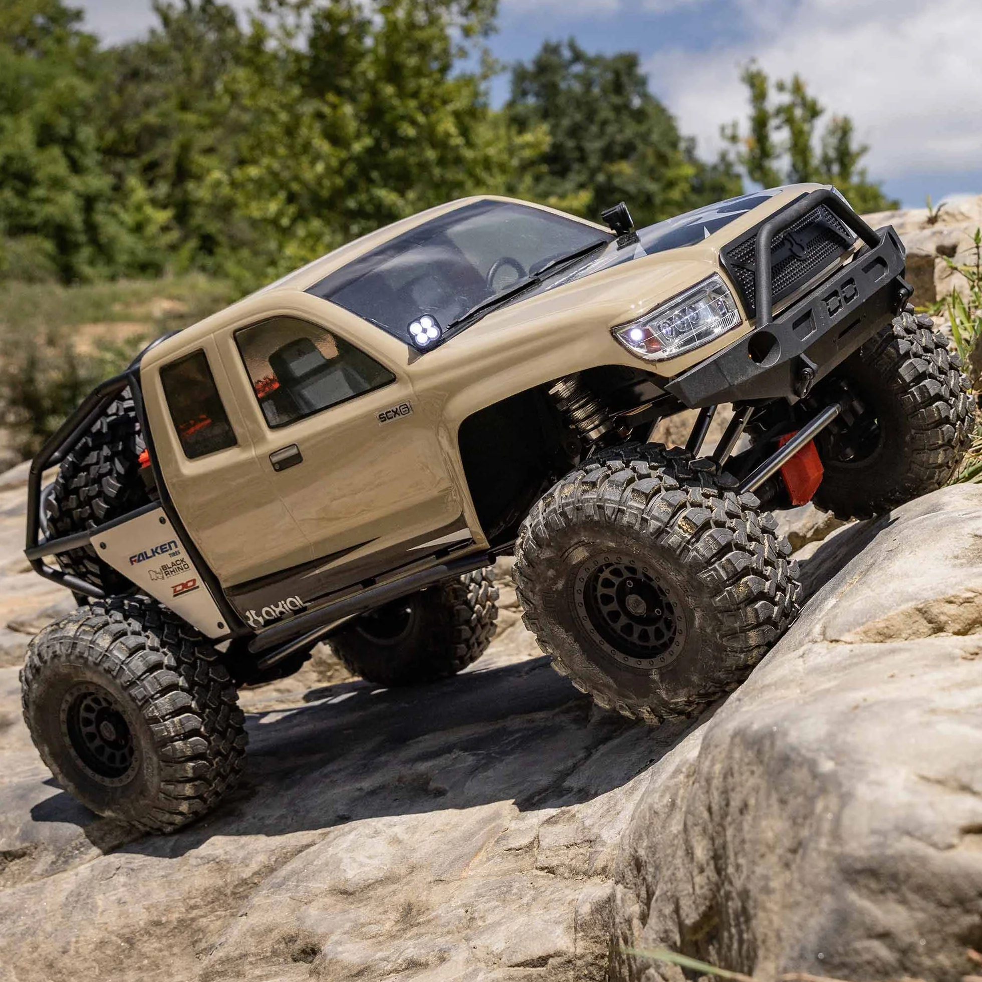 Axial RC Truck 1/6 SCX6 Trail Honcho 4WD RTR (nie zawiera baterii i ładowarki), piaskowy
