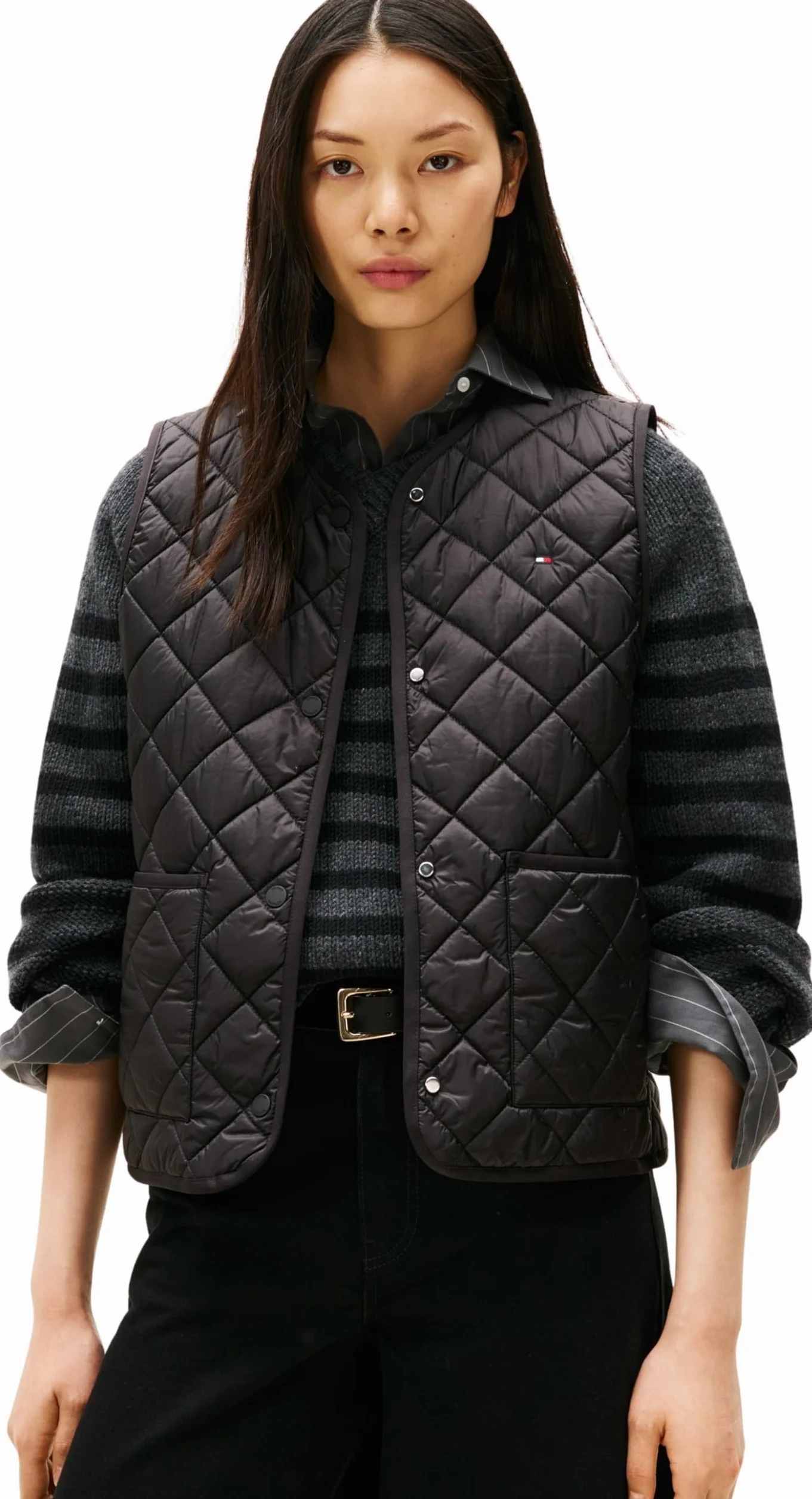 Tommy Hilfiger Kamizelka Kobiety Lw Padded Reg Quilted Vest Ww0ww47289