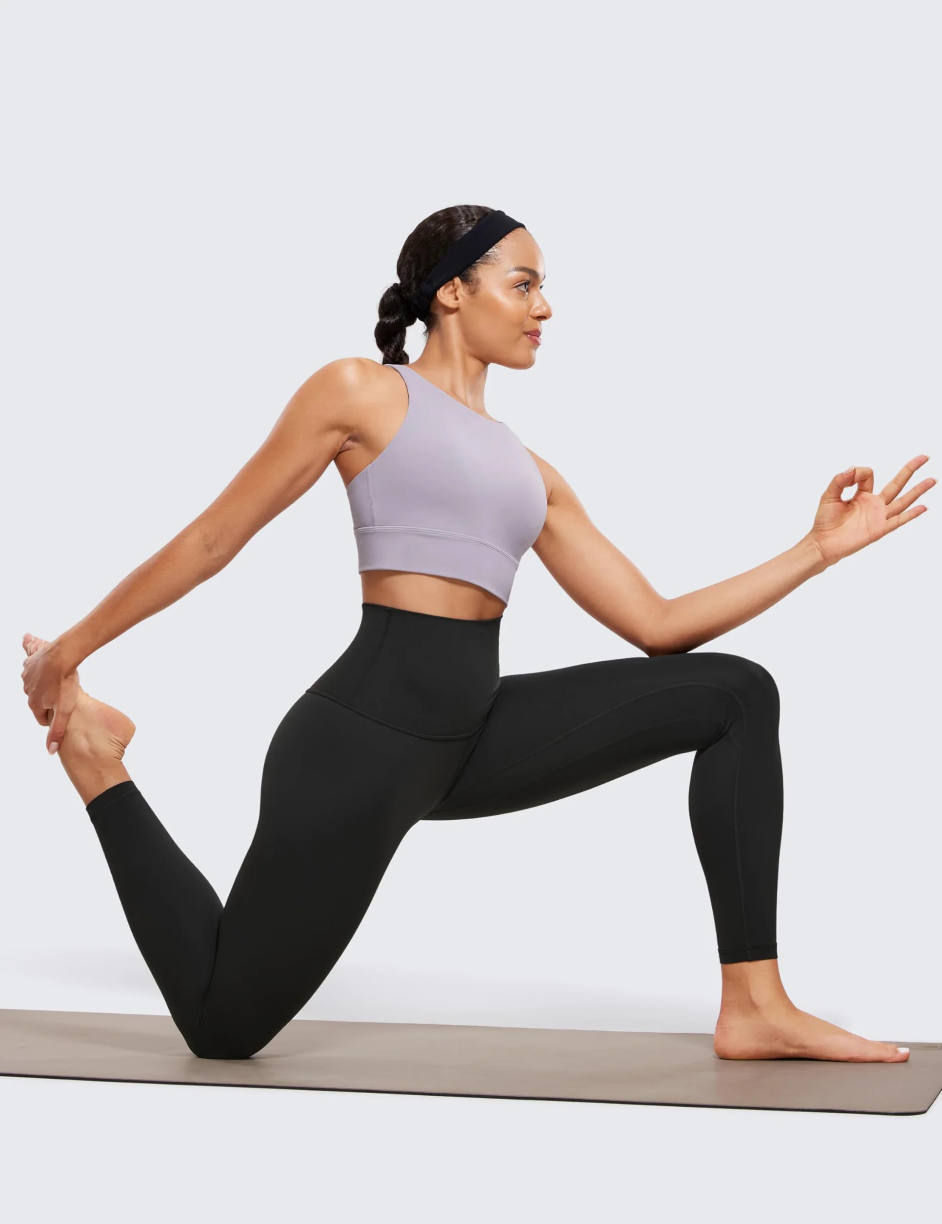 CRZ YOGA Spodnie Do Jogi Butterluxe Z Bardzo Wysokim Stanem 25 Cali - Miękkie Maślane Legginsy Treningowe Dla Kobiet