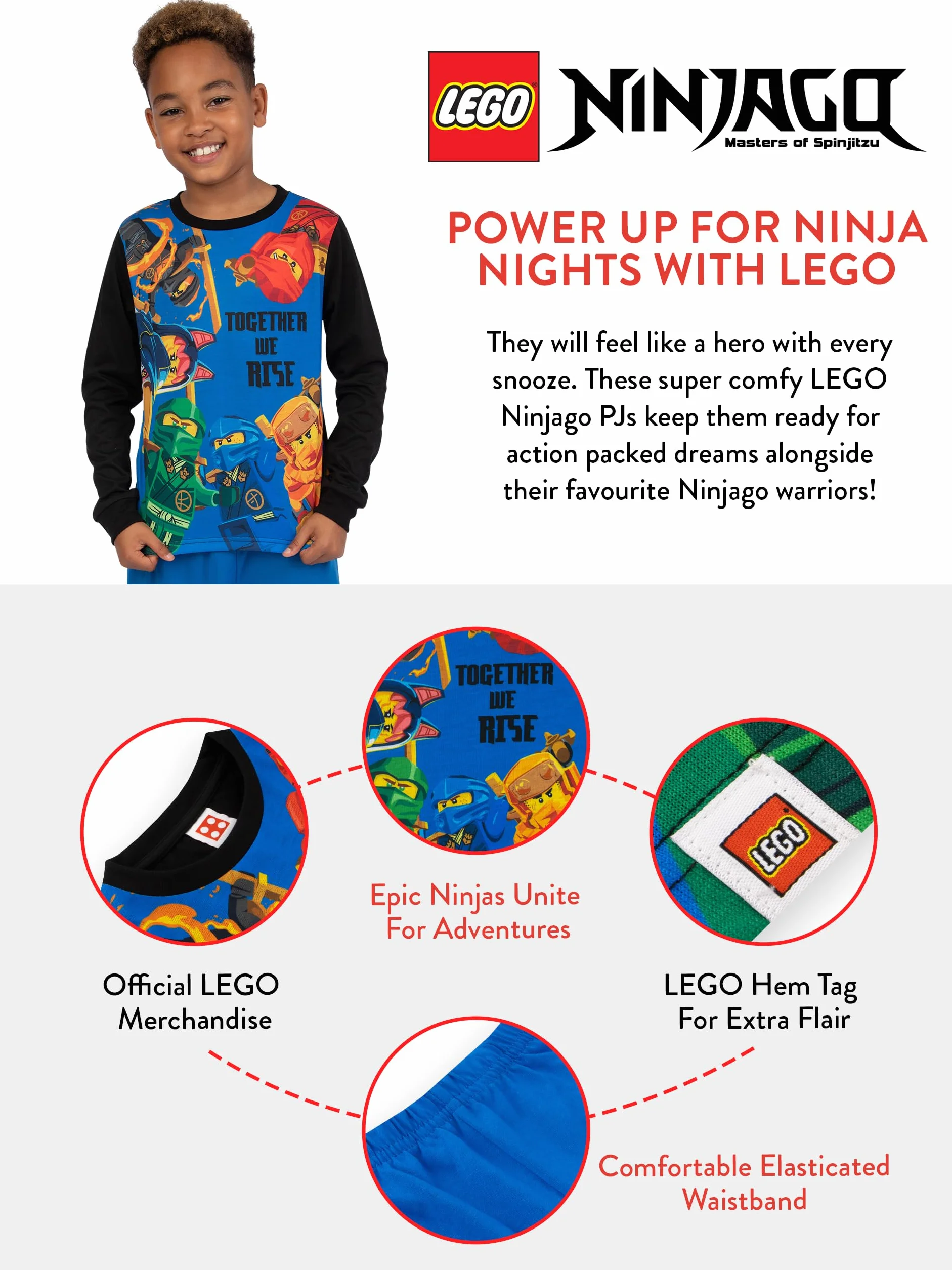 Lego Chłopcy Piżama Ninjago