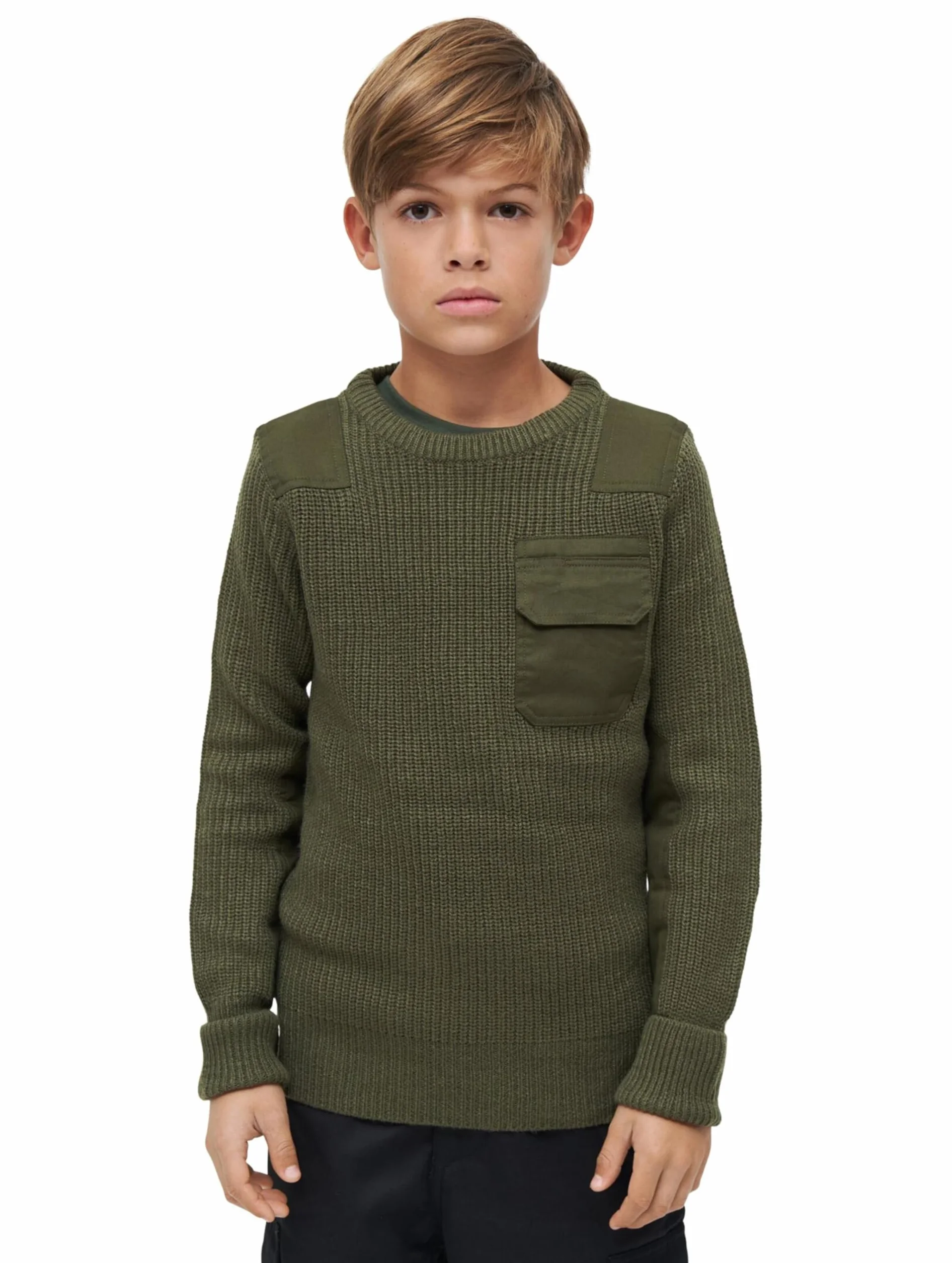 Brandit Sweter pullover Uniseks - dzieci Kids Bw Pullover