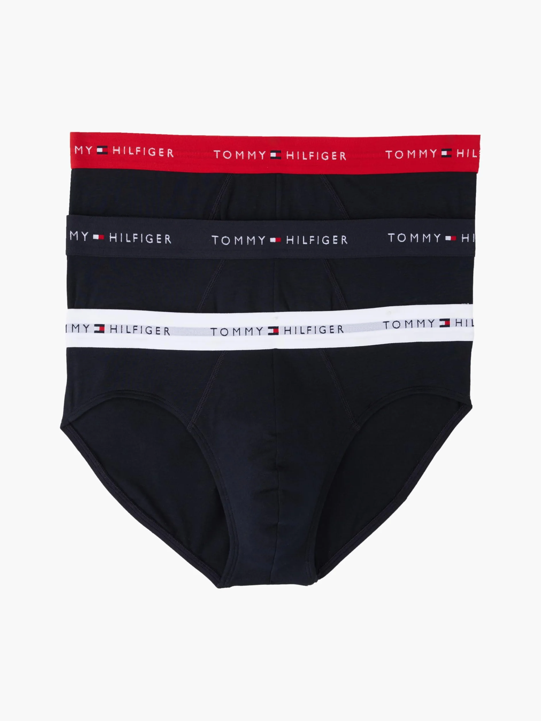 Tommy Hilfiger Majtki męskie, Czarny (Sky/Primary Red/White), XL