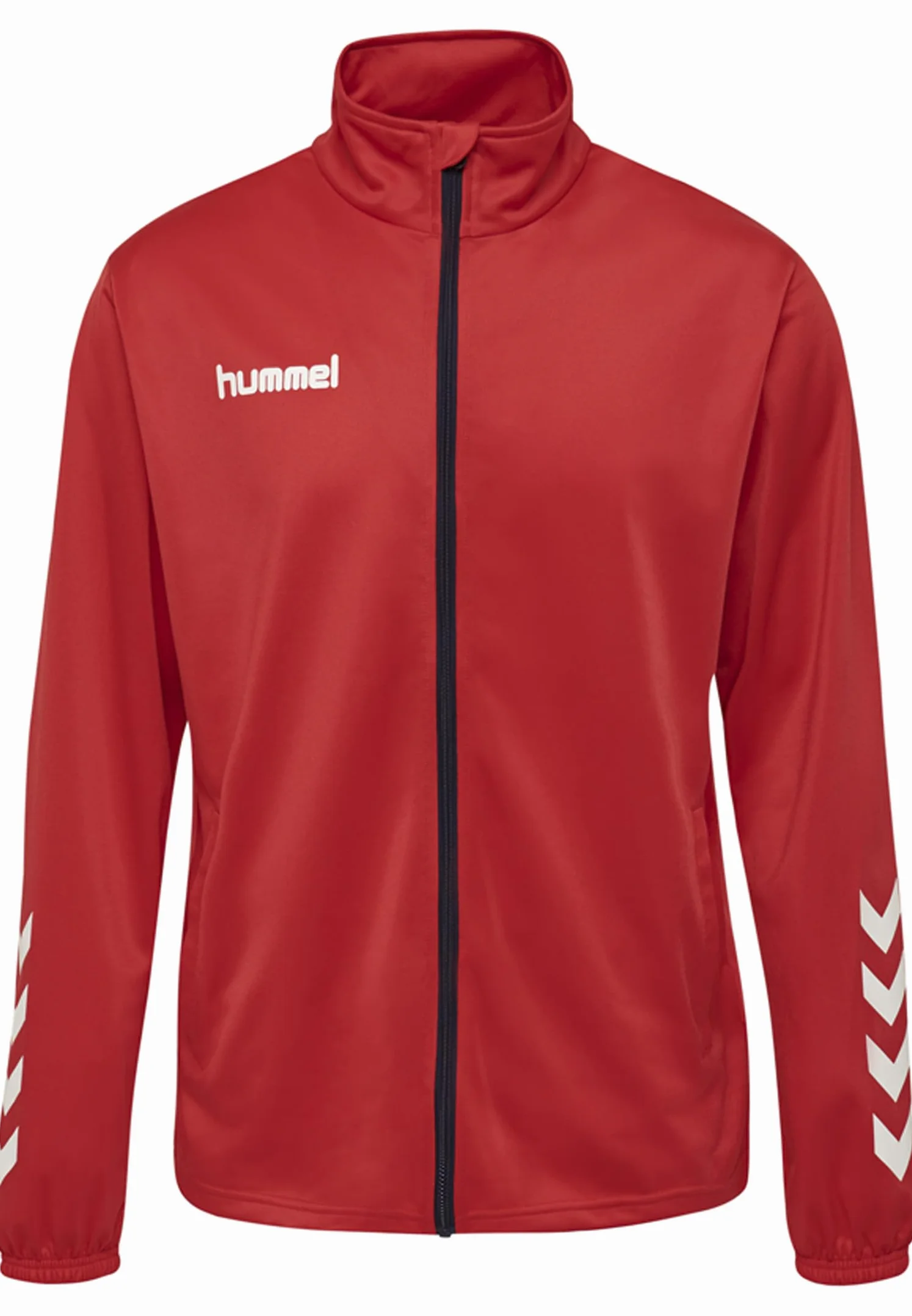 hummel Męski zestaw Promo Poly Track Suit, TRUE RED/MARINE, M EU